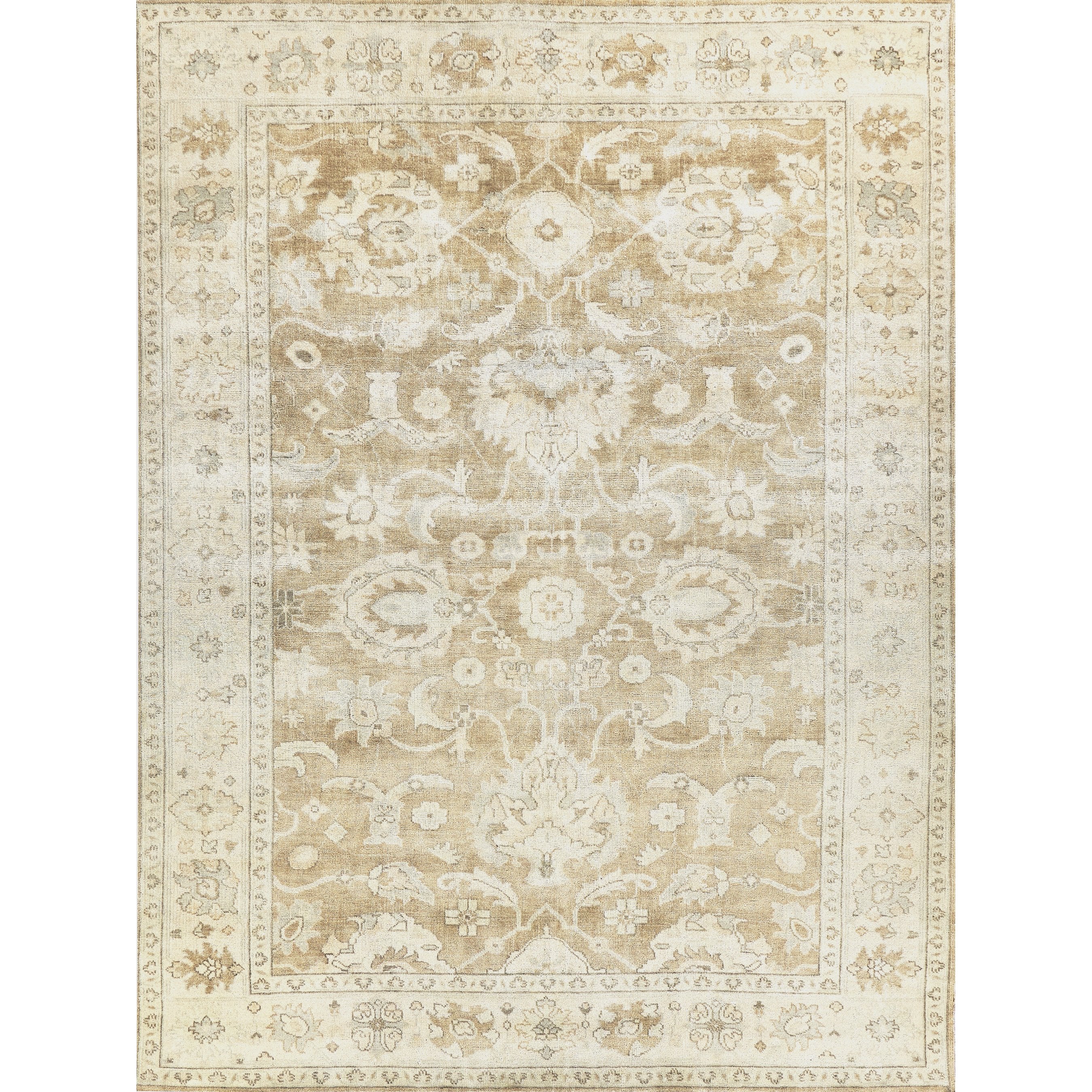 Antique Weave Oushak Rug II - Image 2
