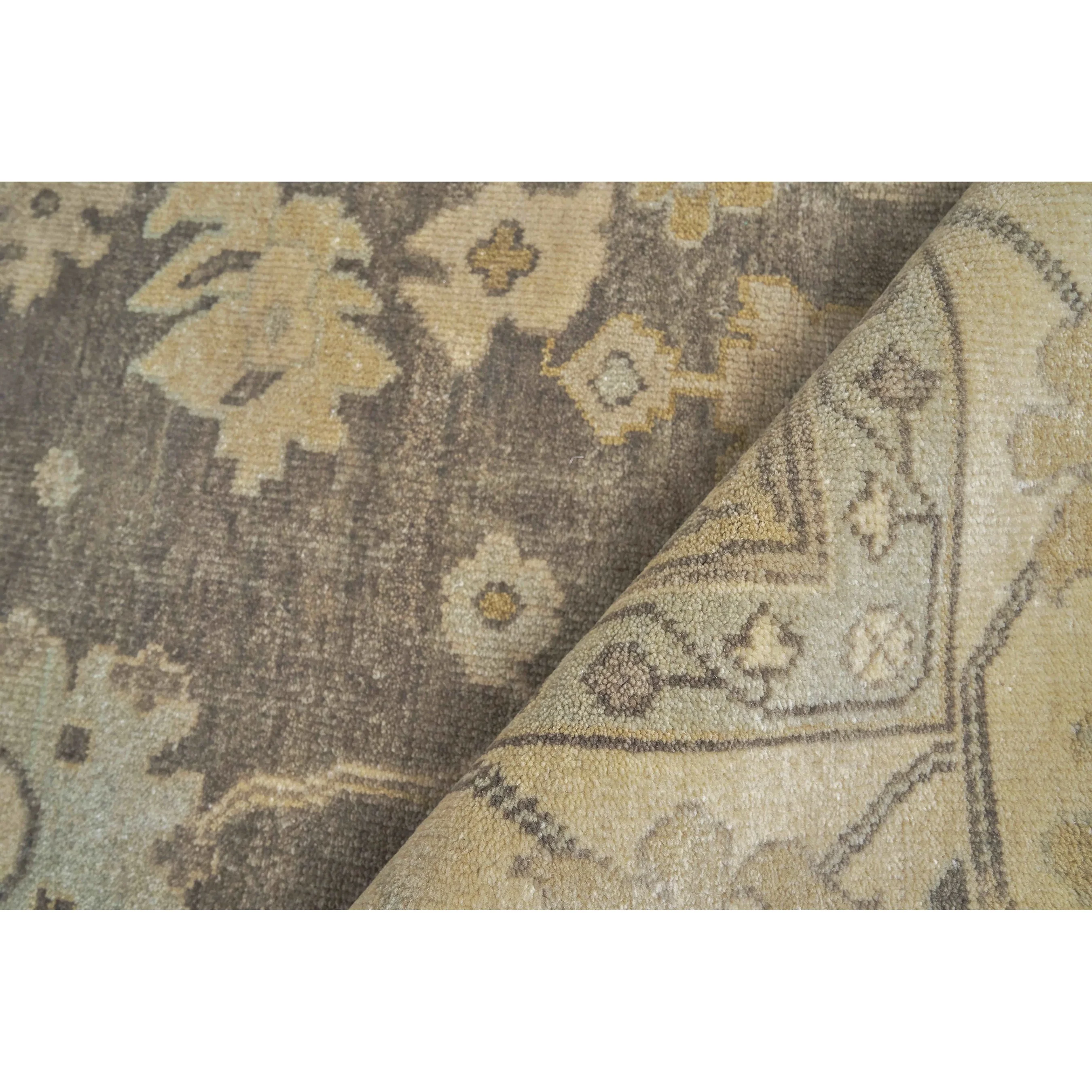 Antique Weave Oushak Rug IV - Image 12