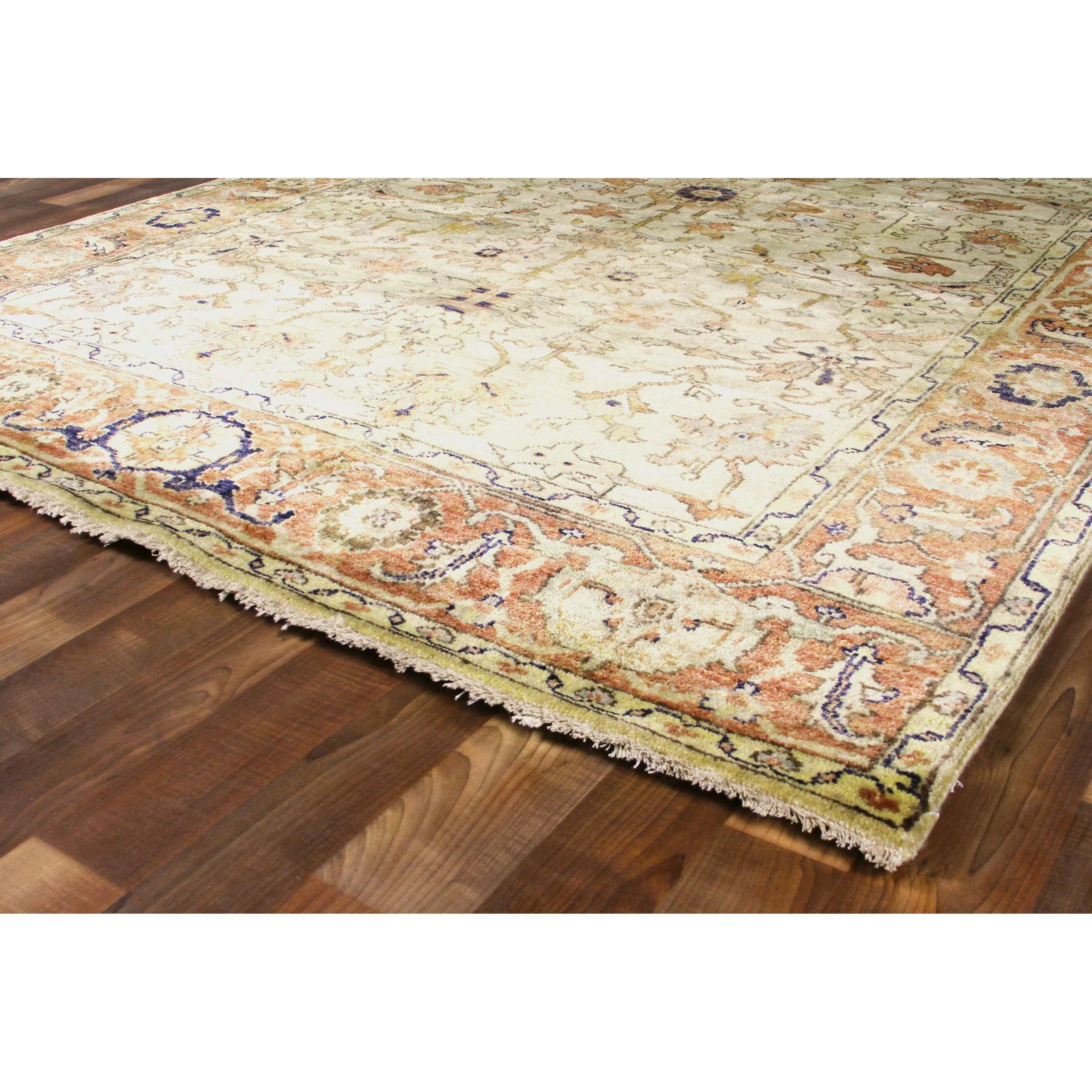 Antique Weave Serapi Area Rug - Image 2
