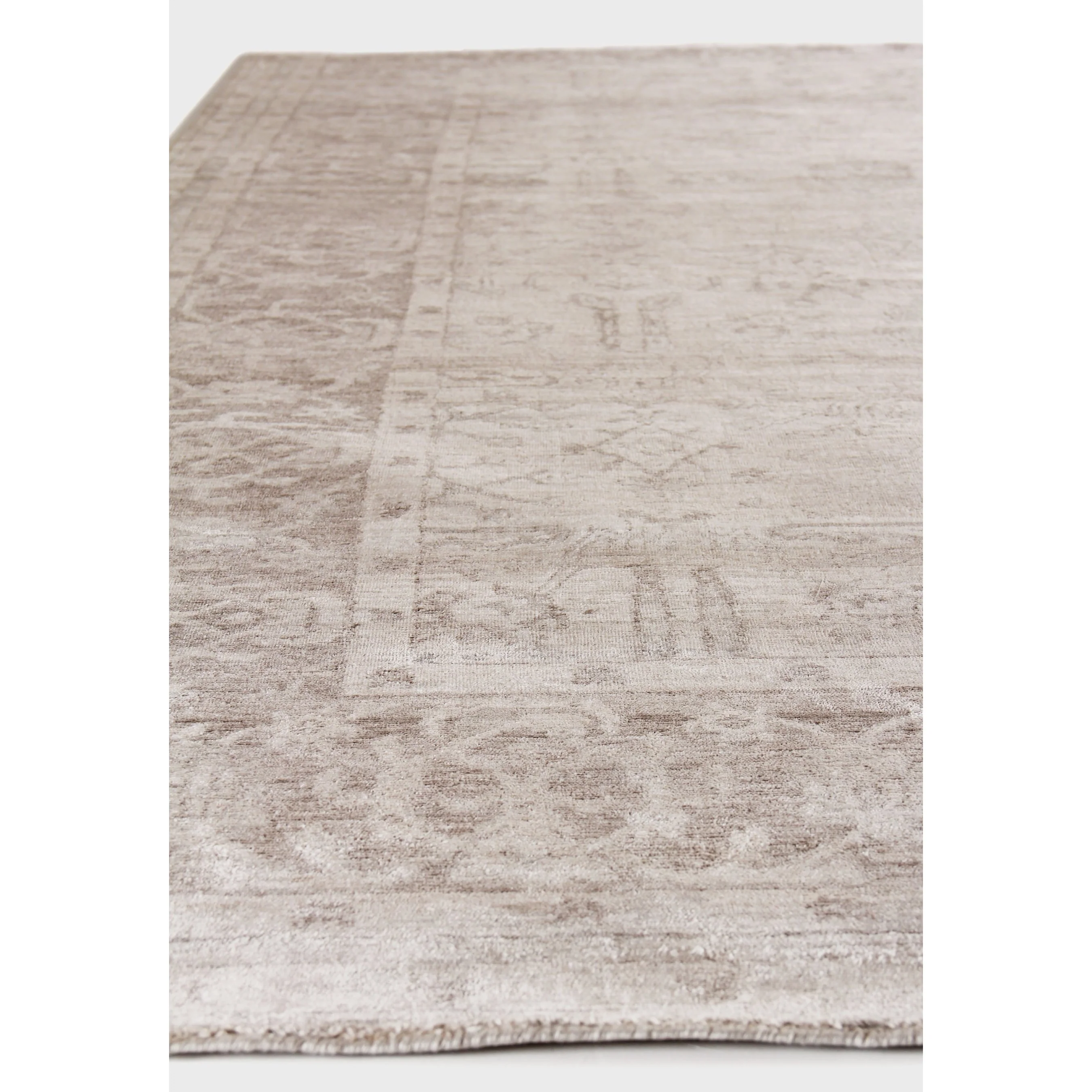 Antique'd Silk Rug - Image 8