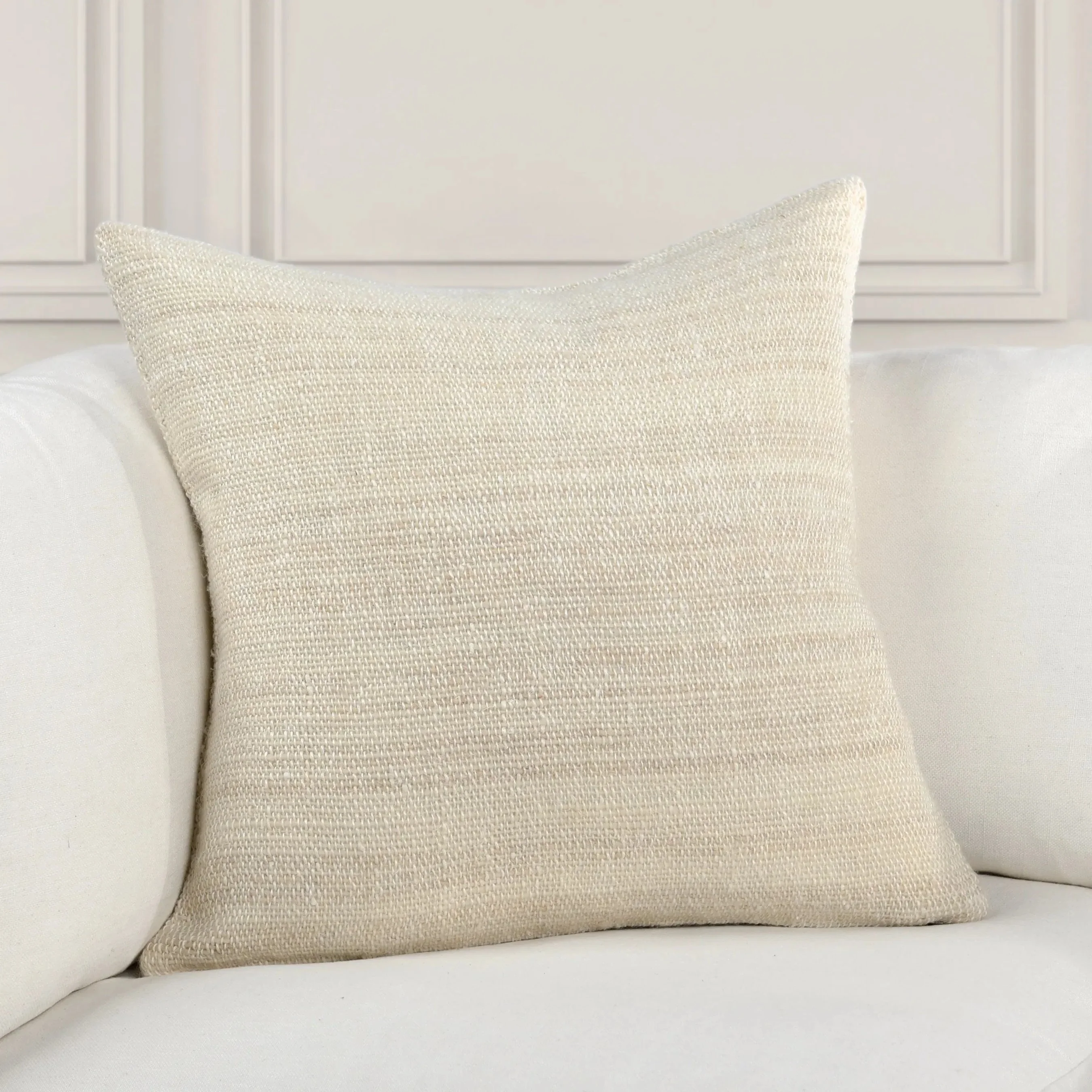 Apana Linen Blend Woven Throw Pillow - Image 4