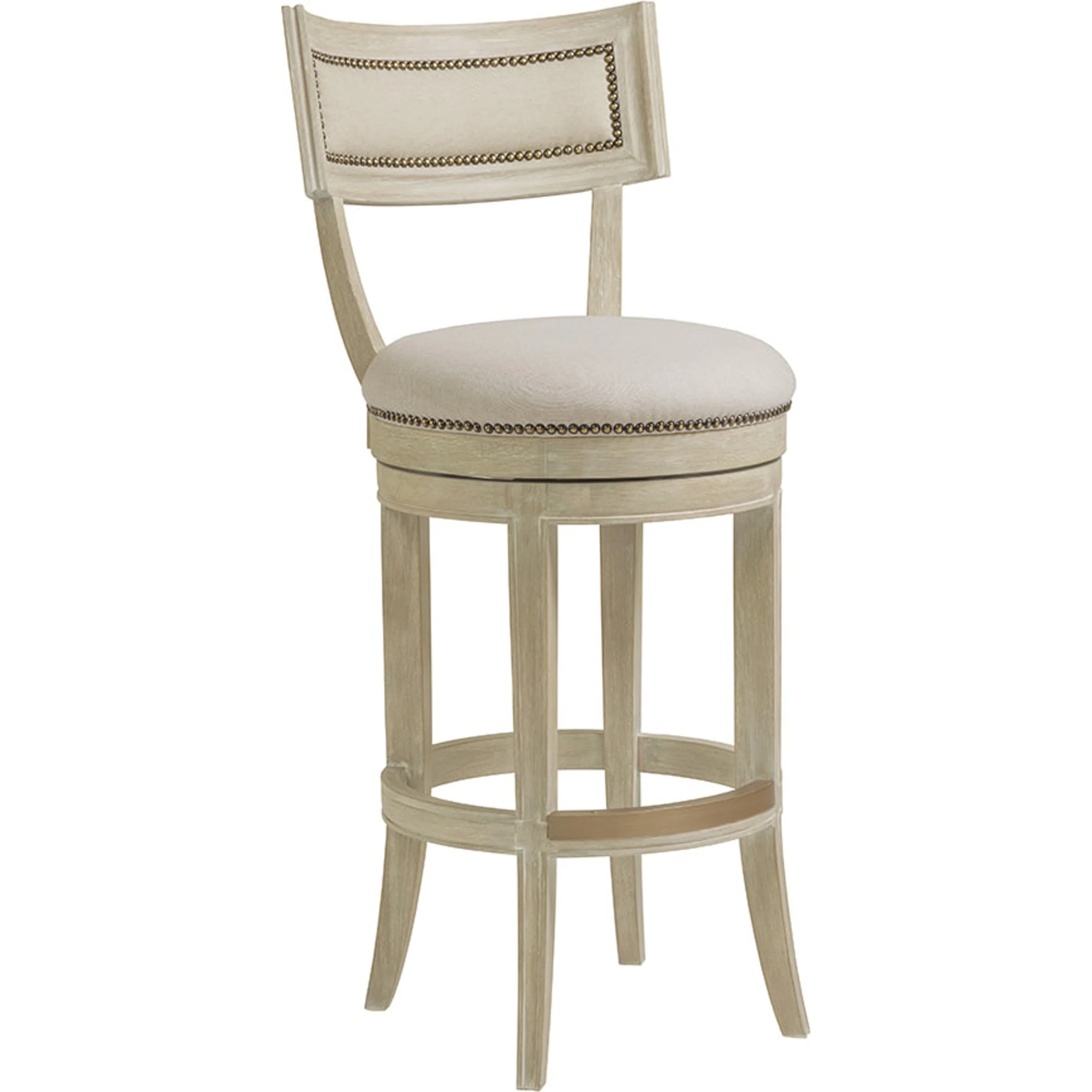 Apertif Swivel Barstool-Bianco Finish