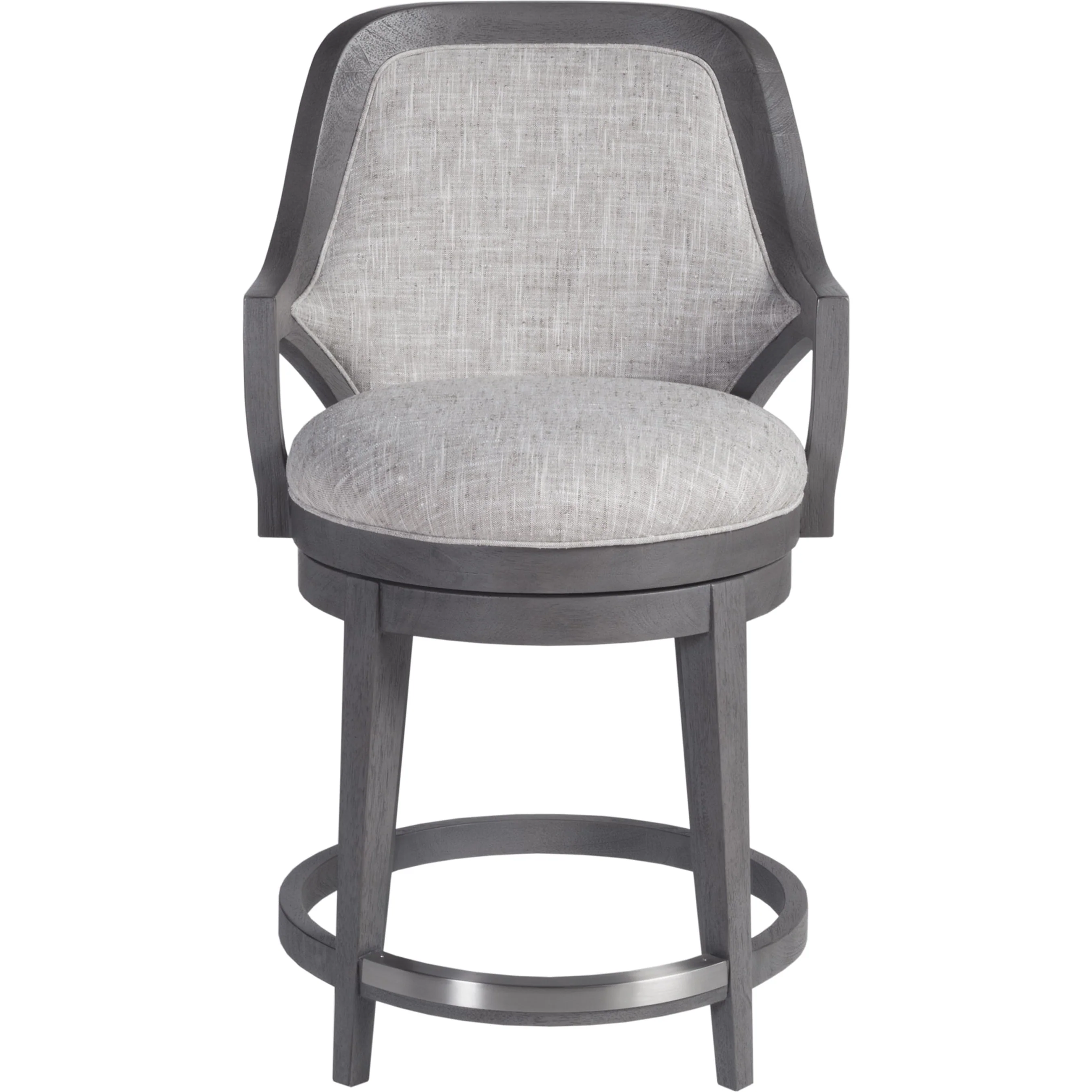 Appellation Upholstered Swivel Counter Stool - Image 4