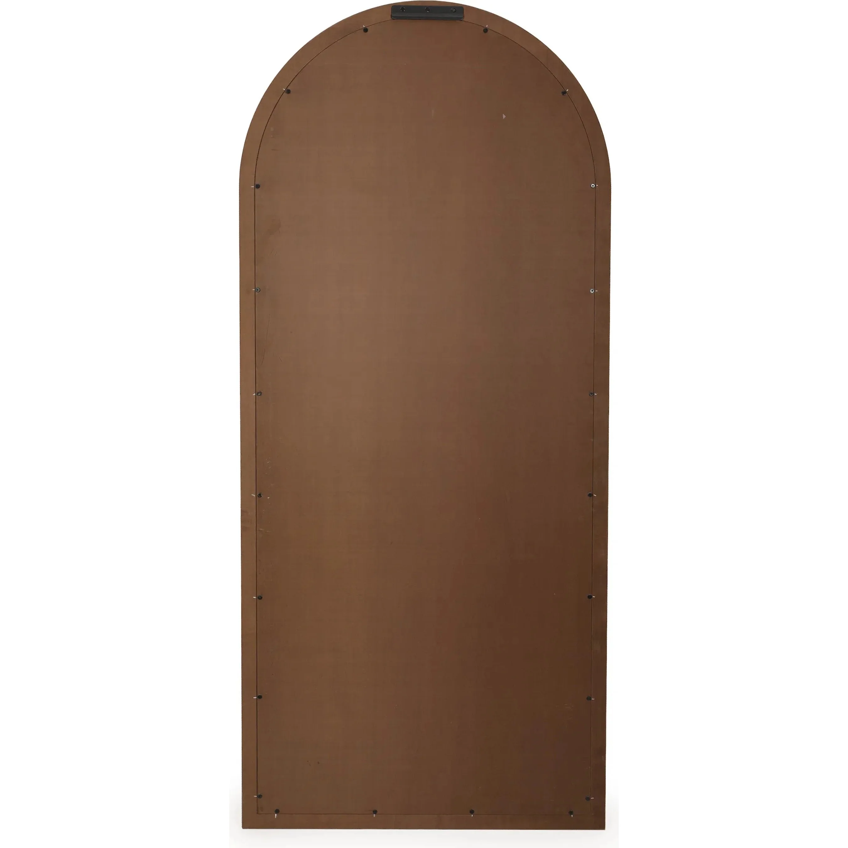 Arch Raffia Floor Mirror - Image 2
