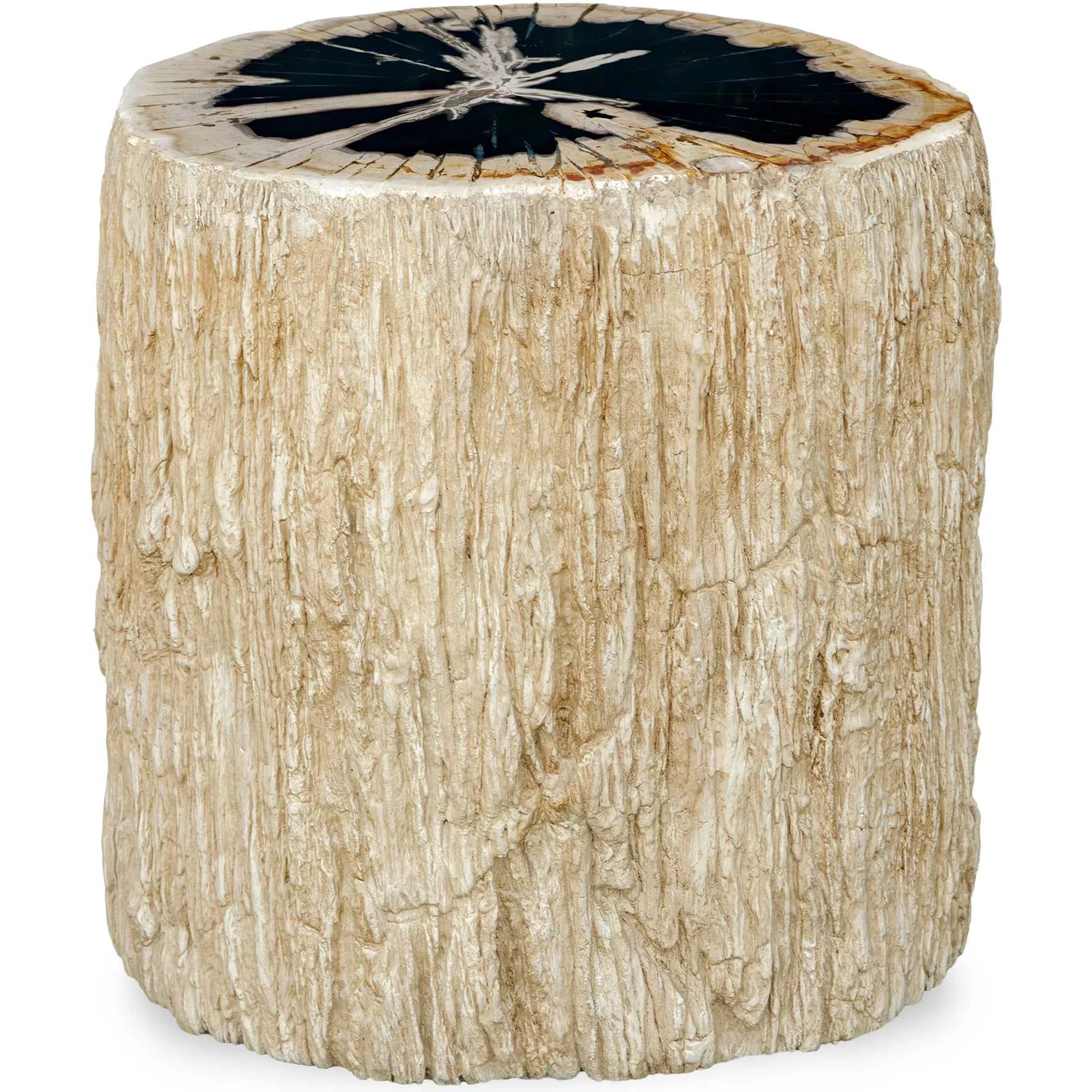 Arco Petrified Top Accent Table