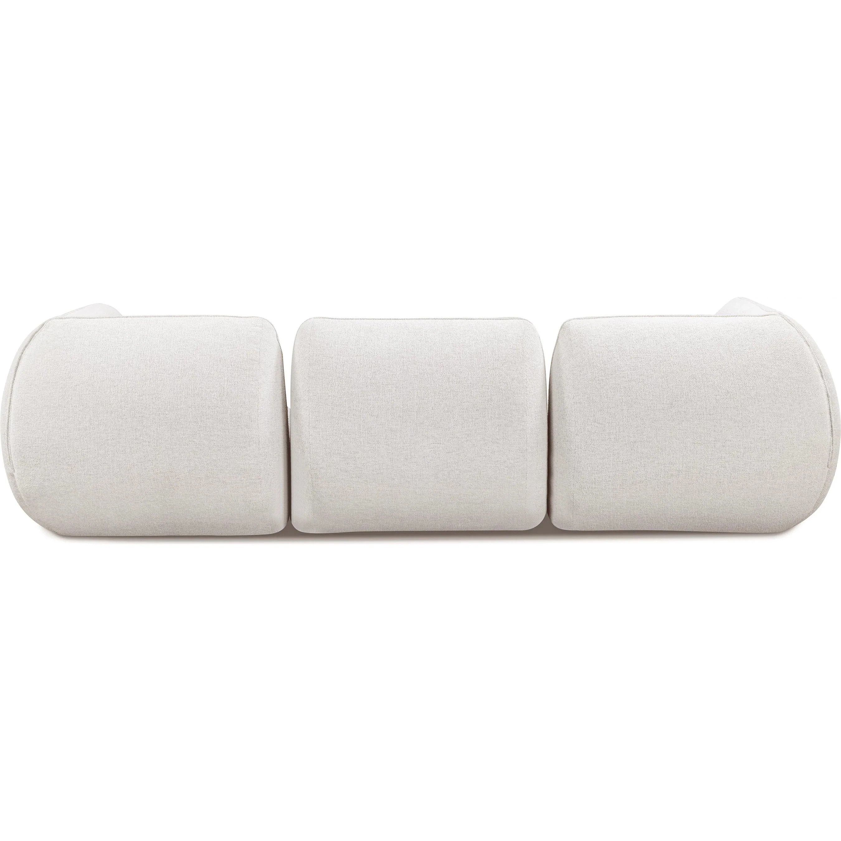 Arezza 4-Piece Contract-Grade Basketweave Chenille Modular Sectional - Image 3