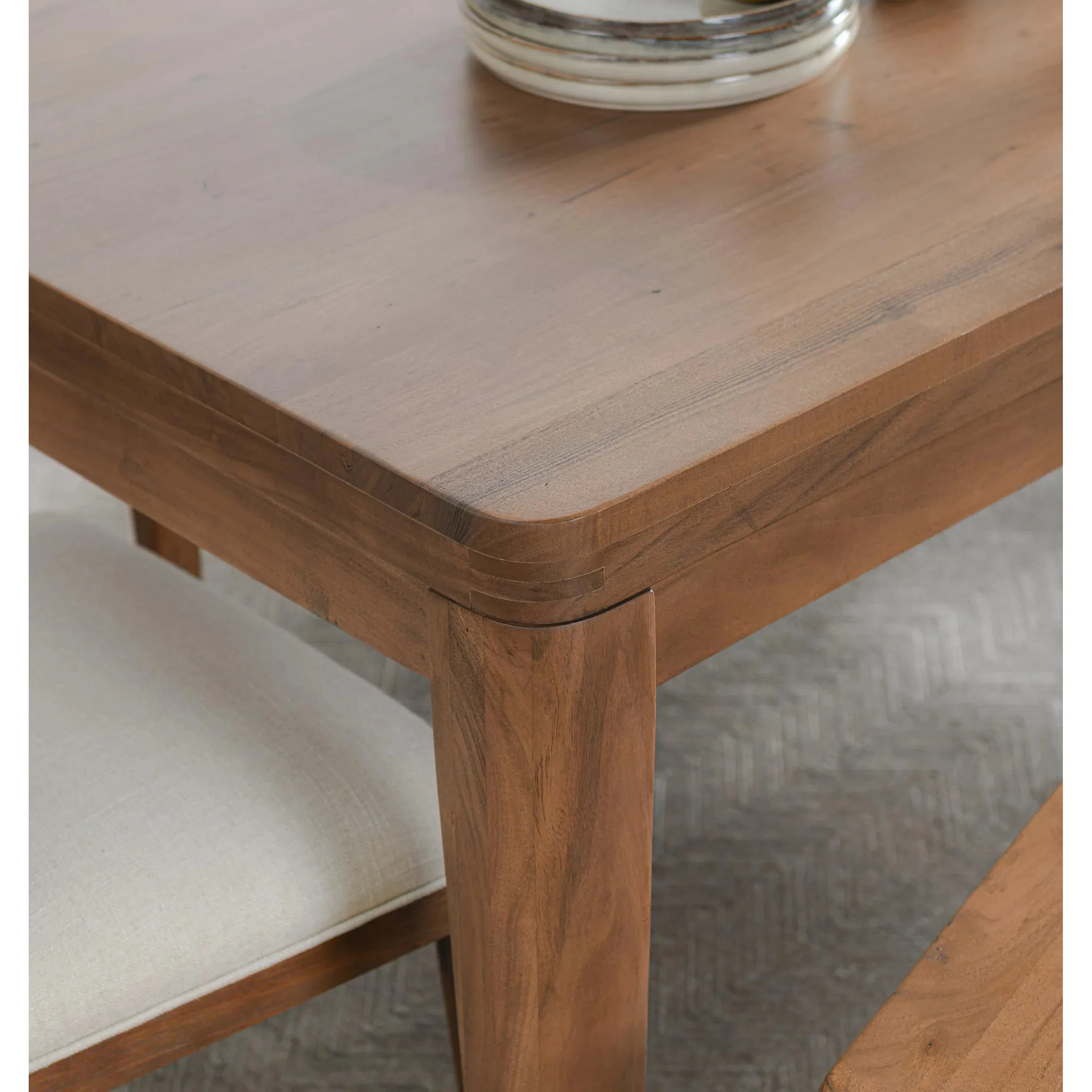 Arno Acacia Wood Dining Table - Image 6
