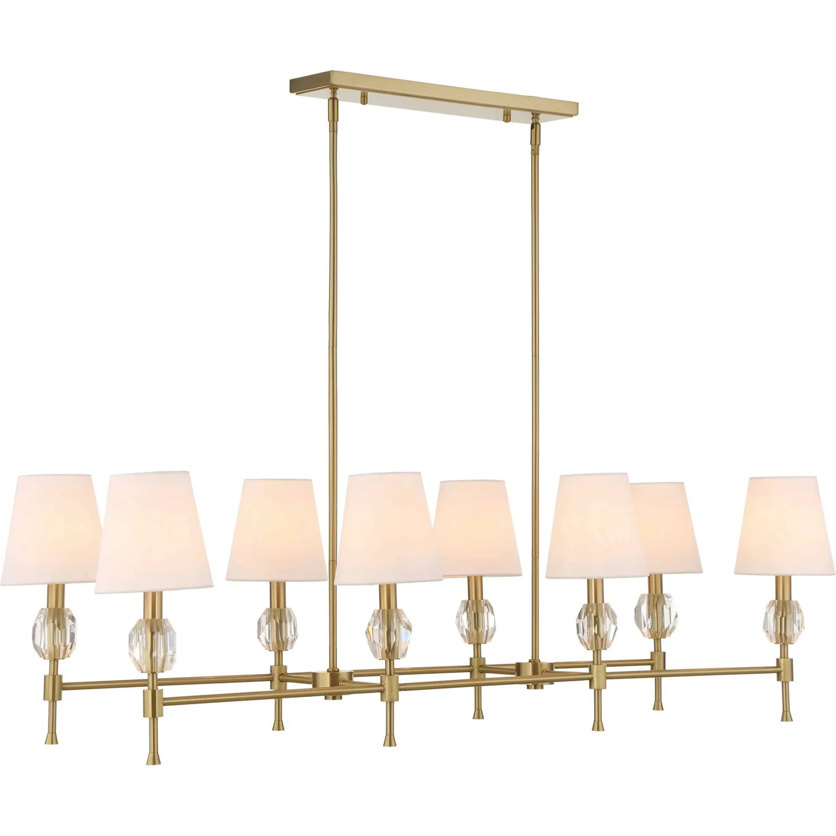 Arques 8 Light Linear Chandelier