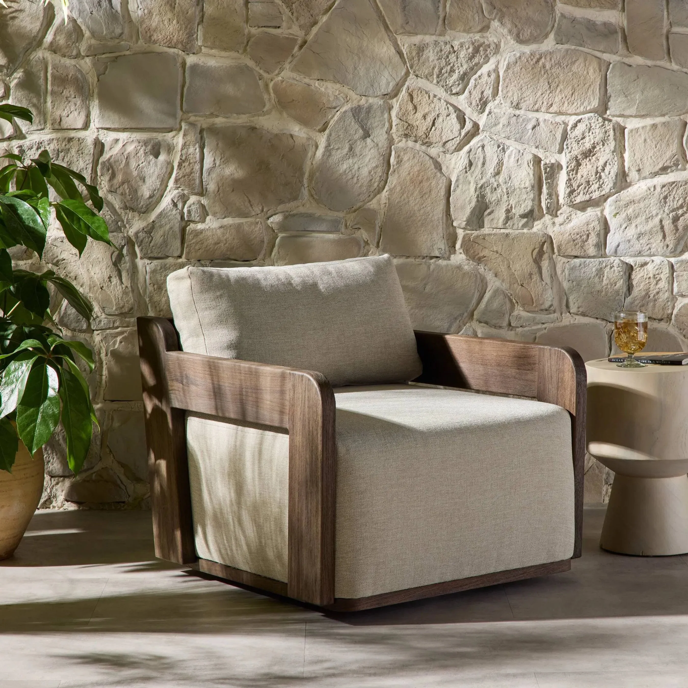 Arwen Outdoor Swivel Chair - Image 14