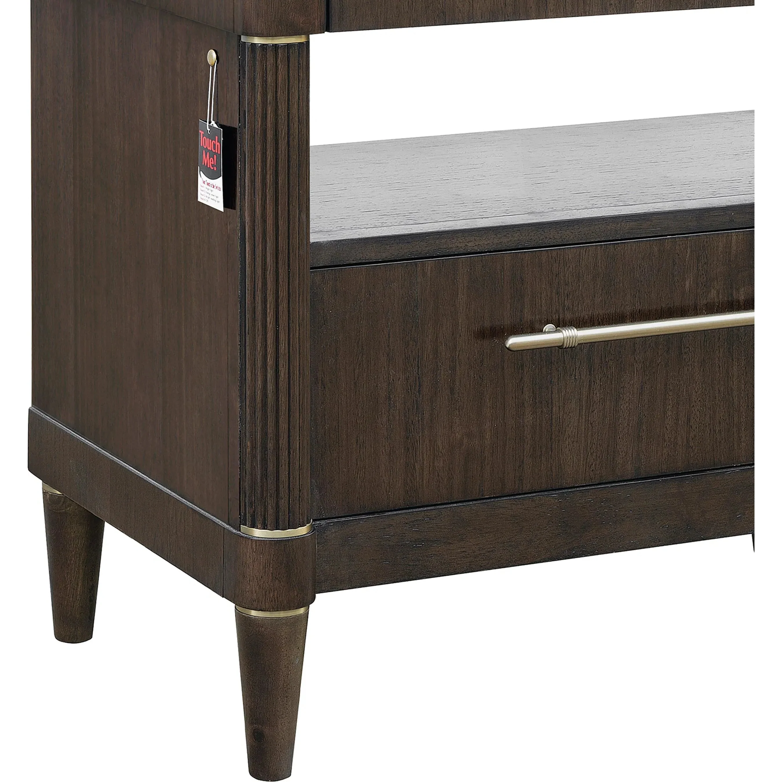 Asher Park Glass Top Bachelor's Chest - Image 5