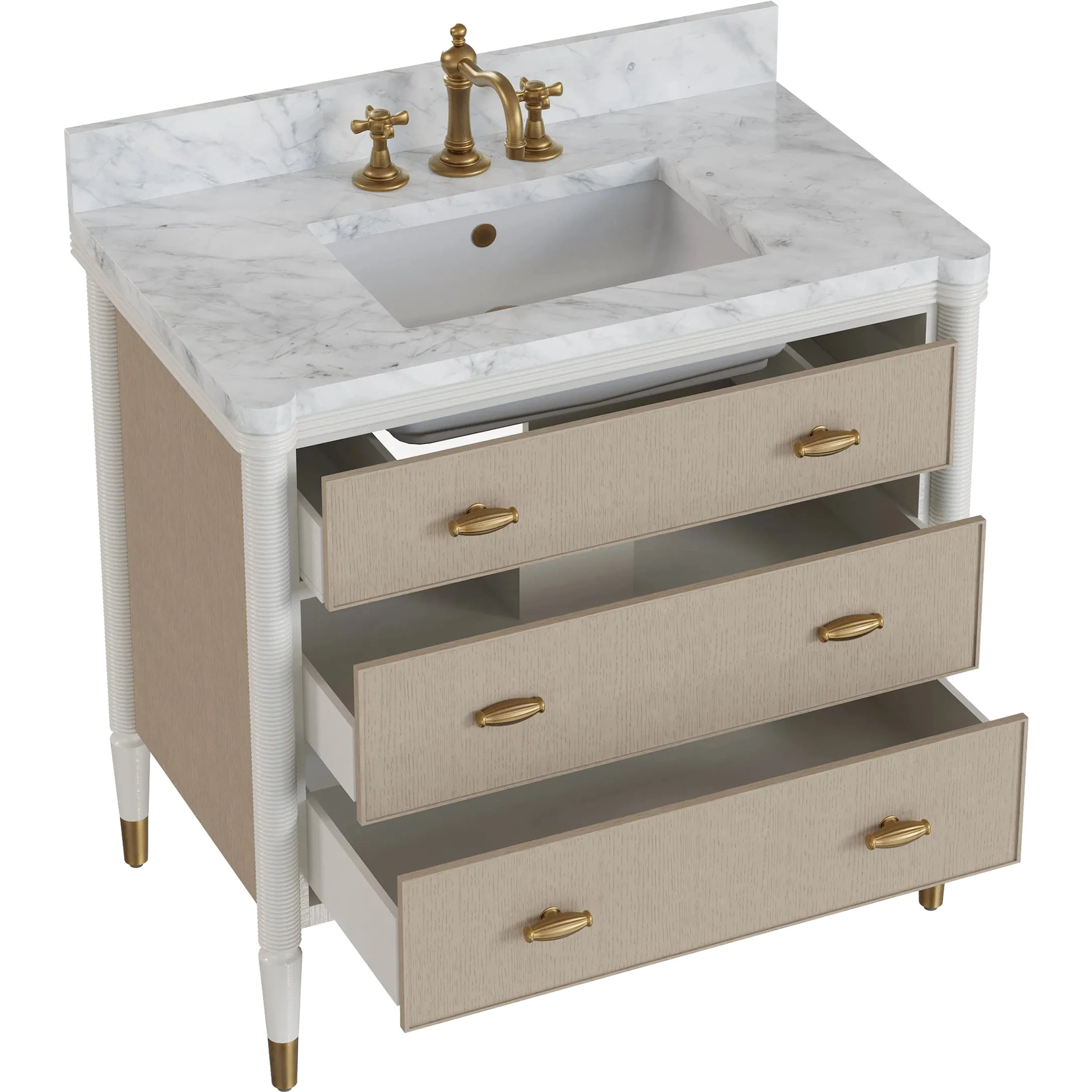 Aster 36" Vanity with Undermount Sink - Image 3