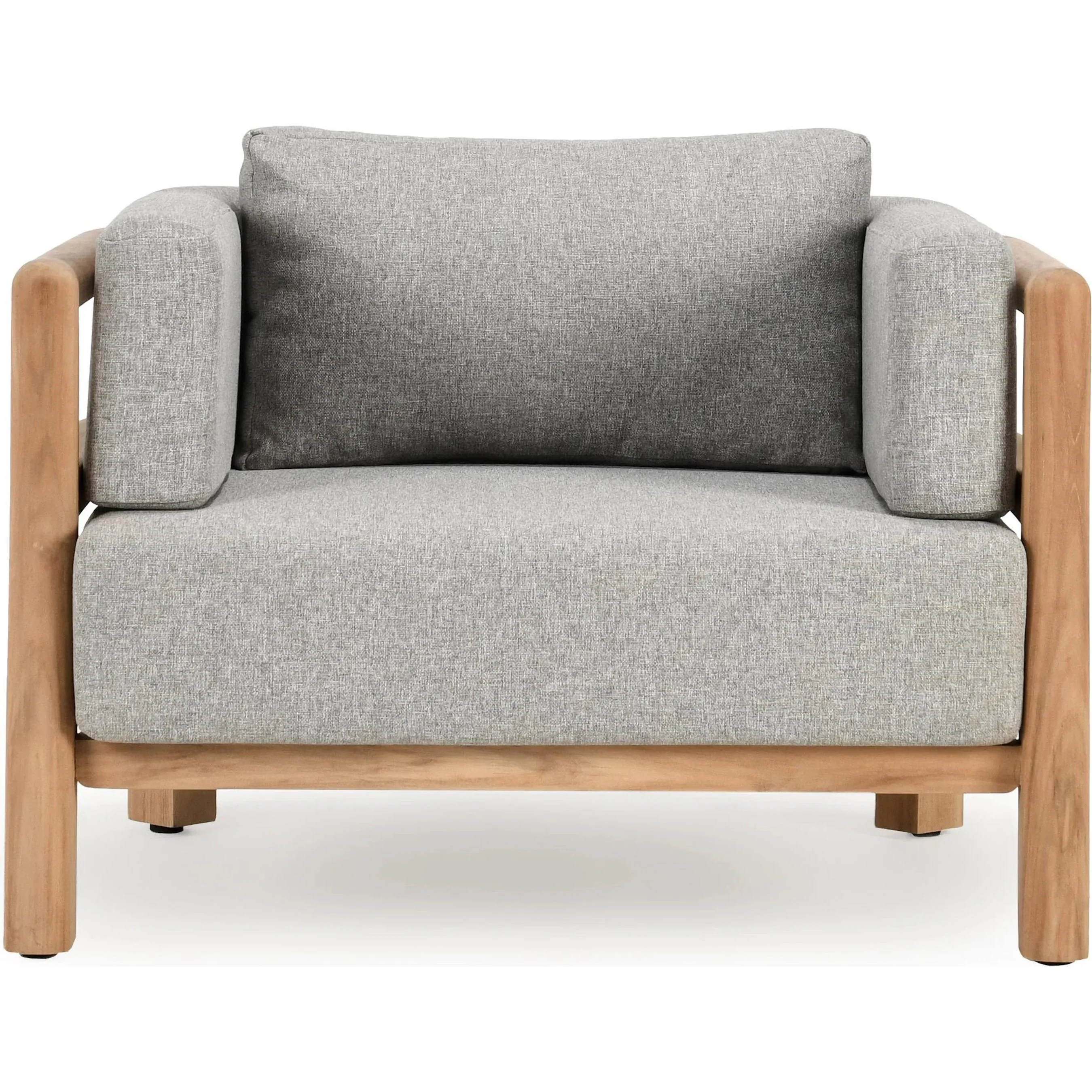 Aston Teak Outdoor Accent Chair - Image 3