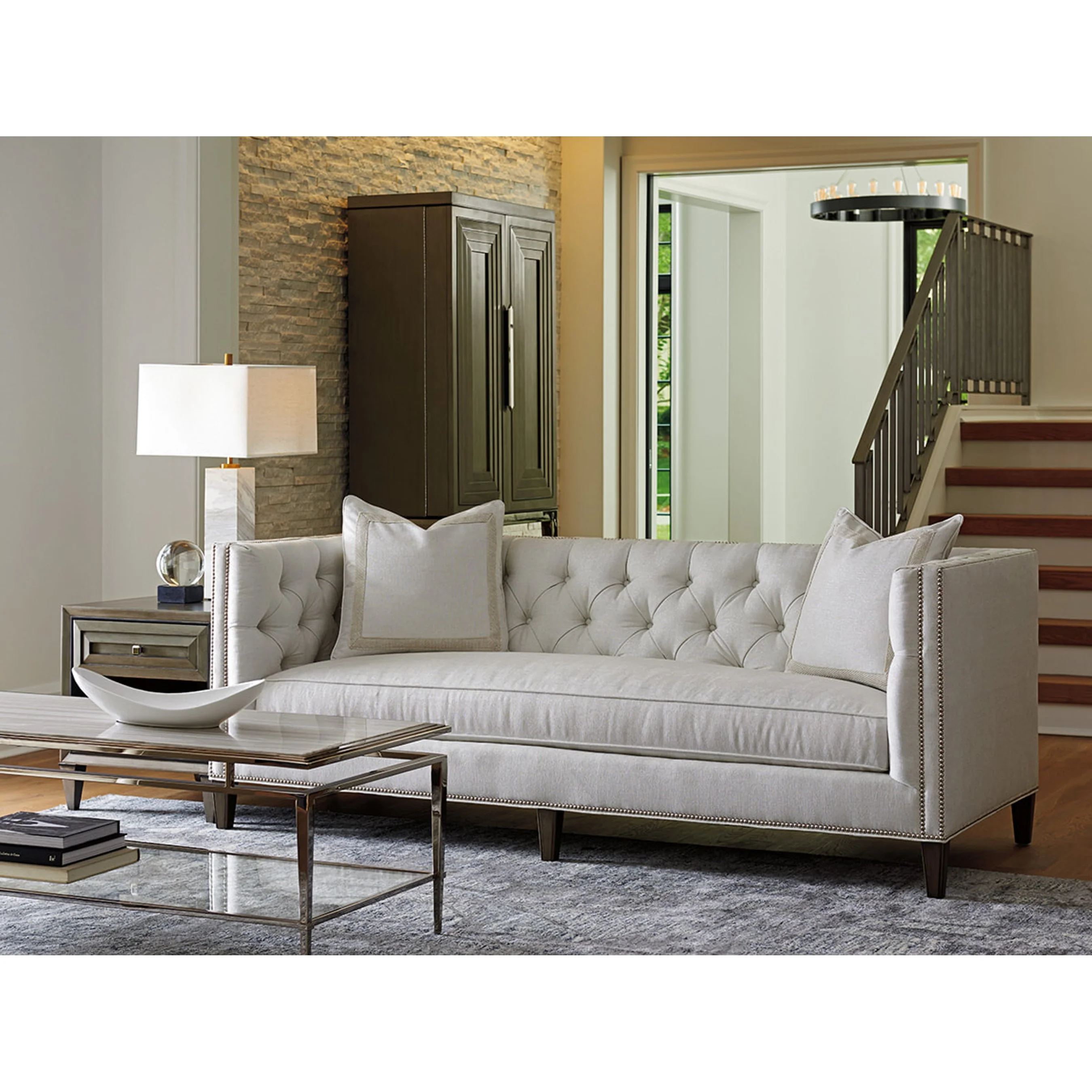 Athene Stainless Cocktail Table - Image 11