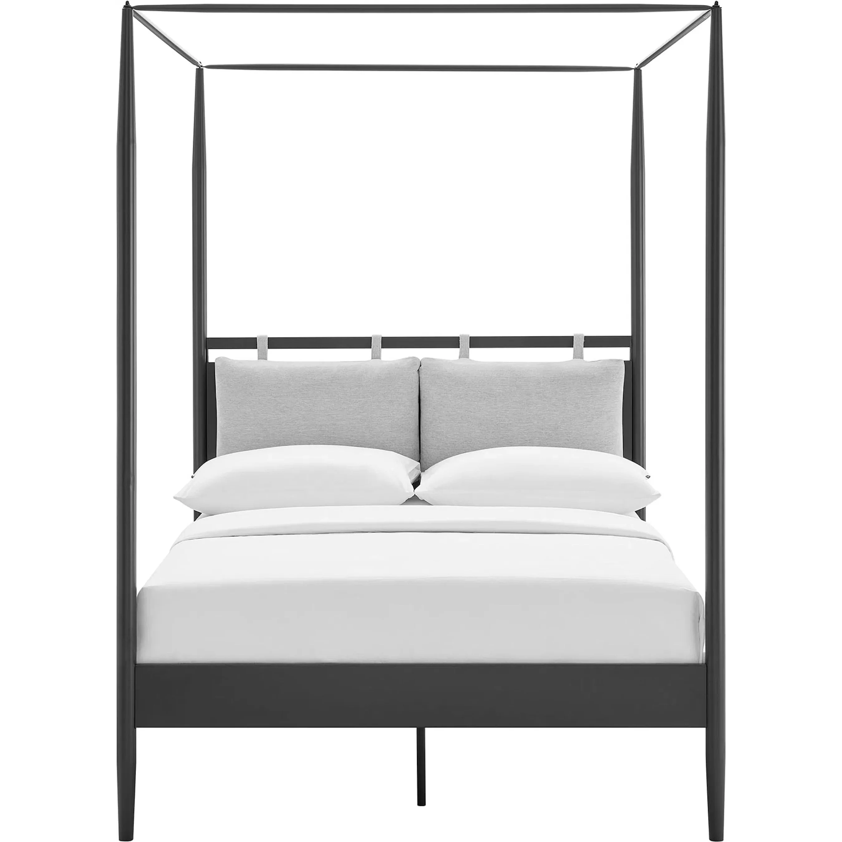 Atlantic 4-Poster Canopy Metal Platform Bed - Image 12