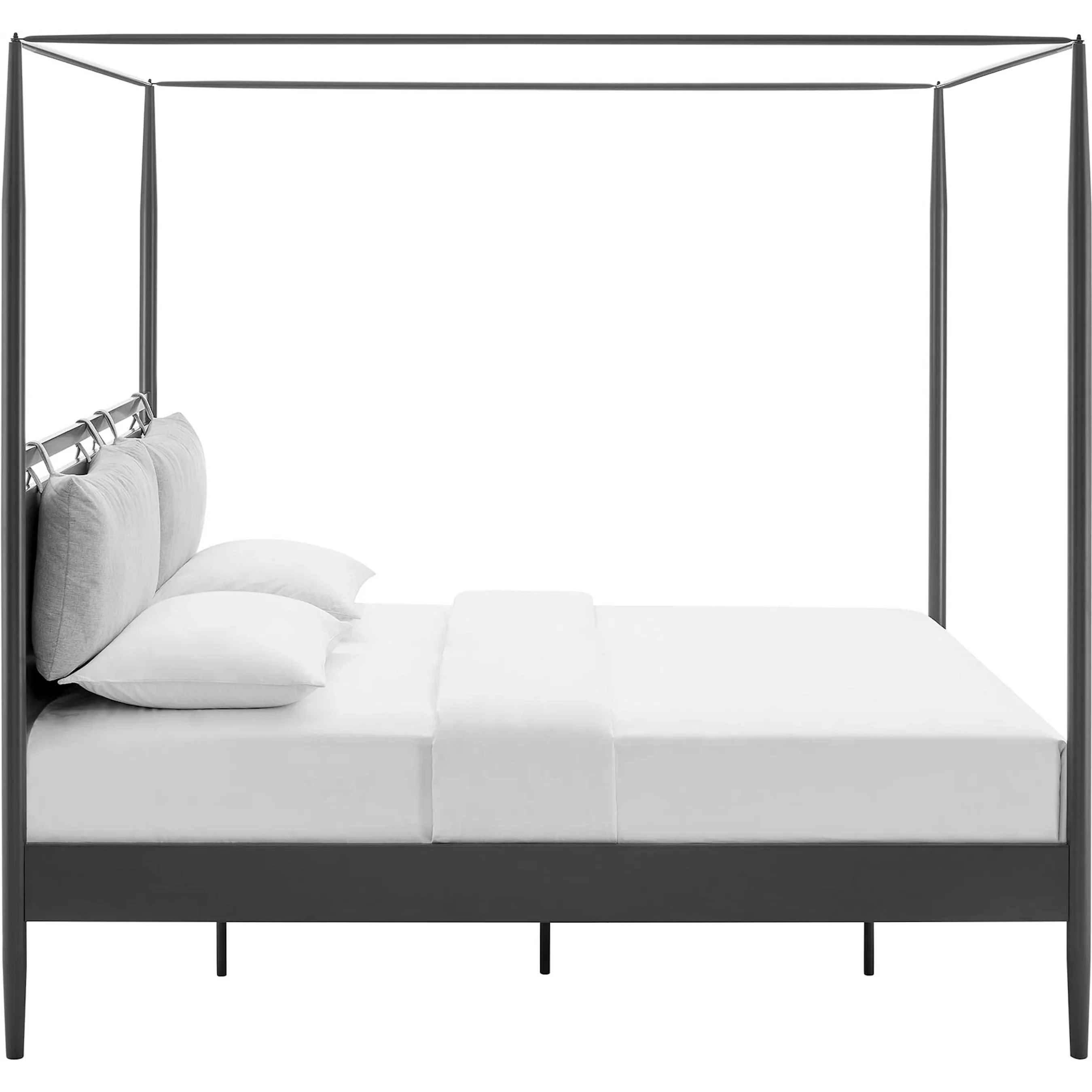 Atlantic 4-Poster Canopy Metal Platform Bed - Image 20