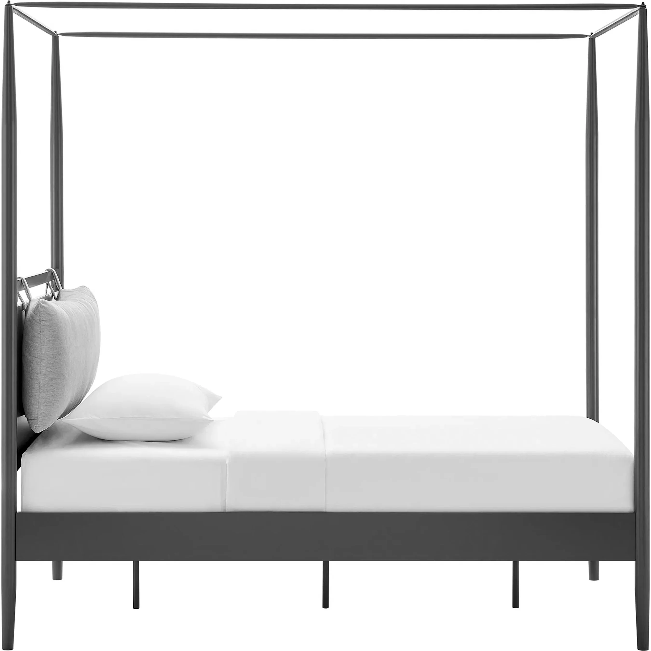 Atlantic 4-Poster Canopy Metal Platform Bed - Image 7