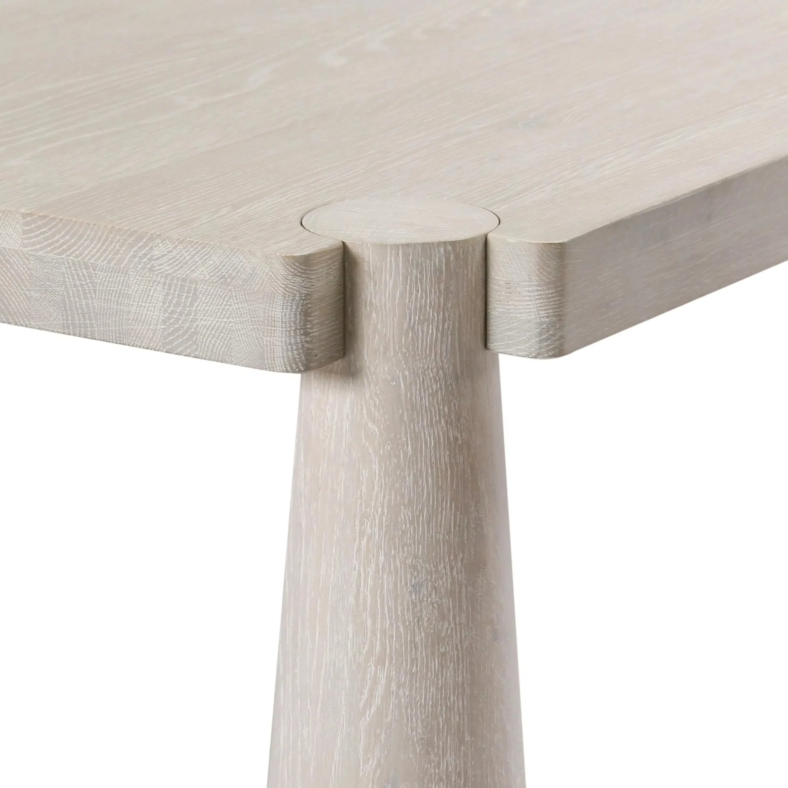 Atrop 102" Oak Wood Dining Table - Image 11