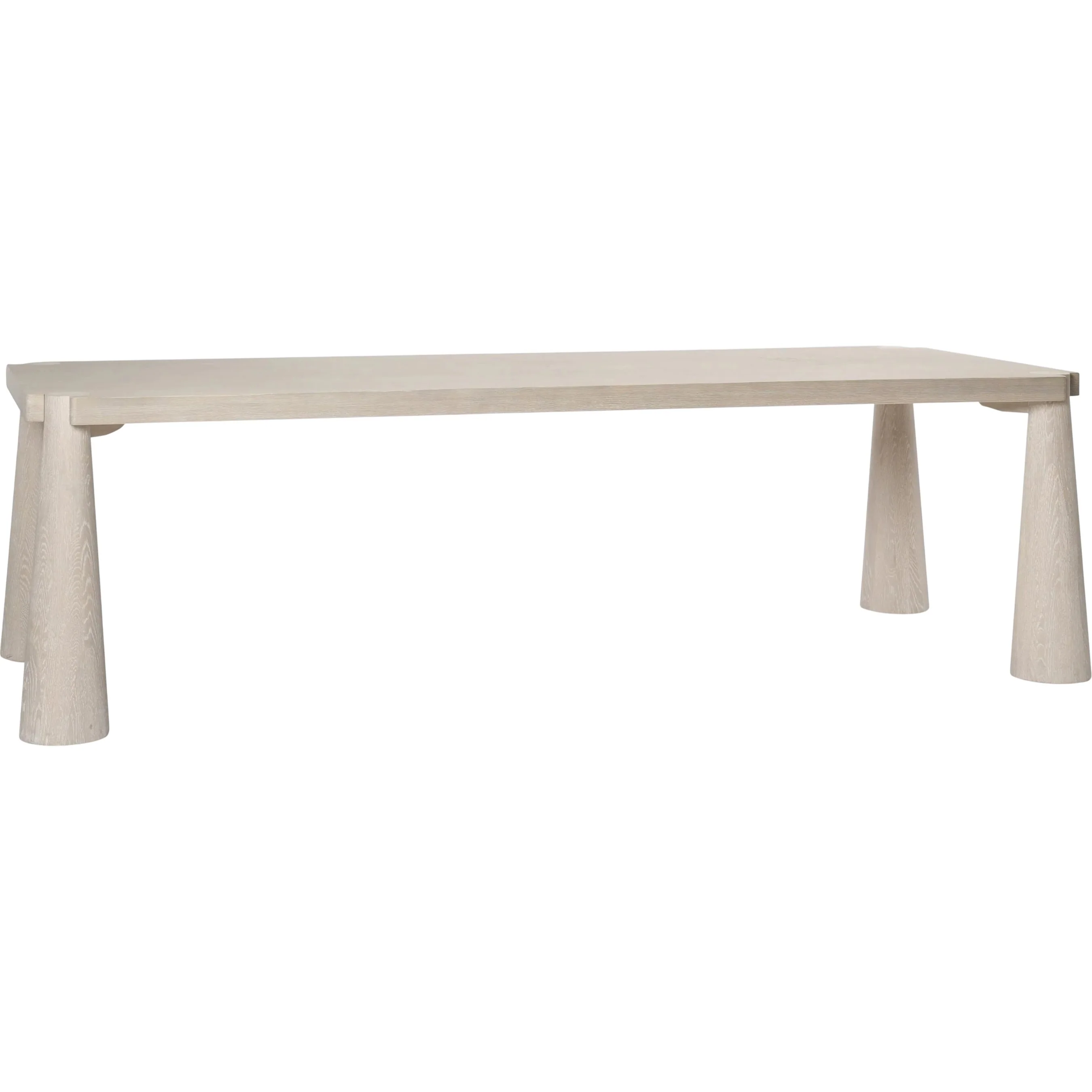 Atrop 102" Oak Wood Dining Table - Image 2