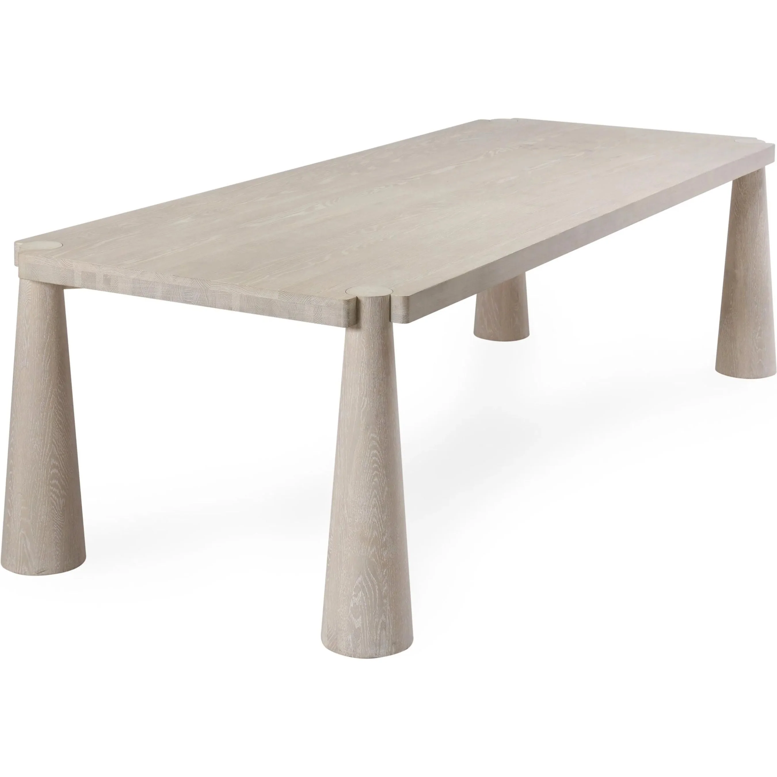 Atrop 102" Oak Wood Dining Table - Image 6