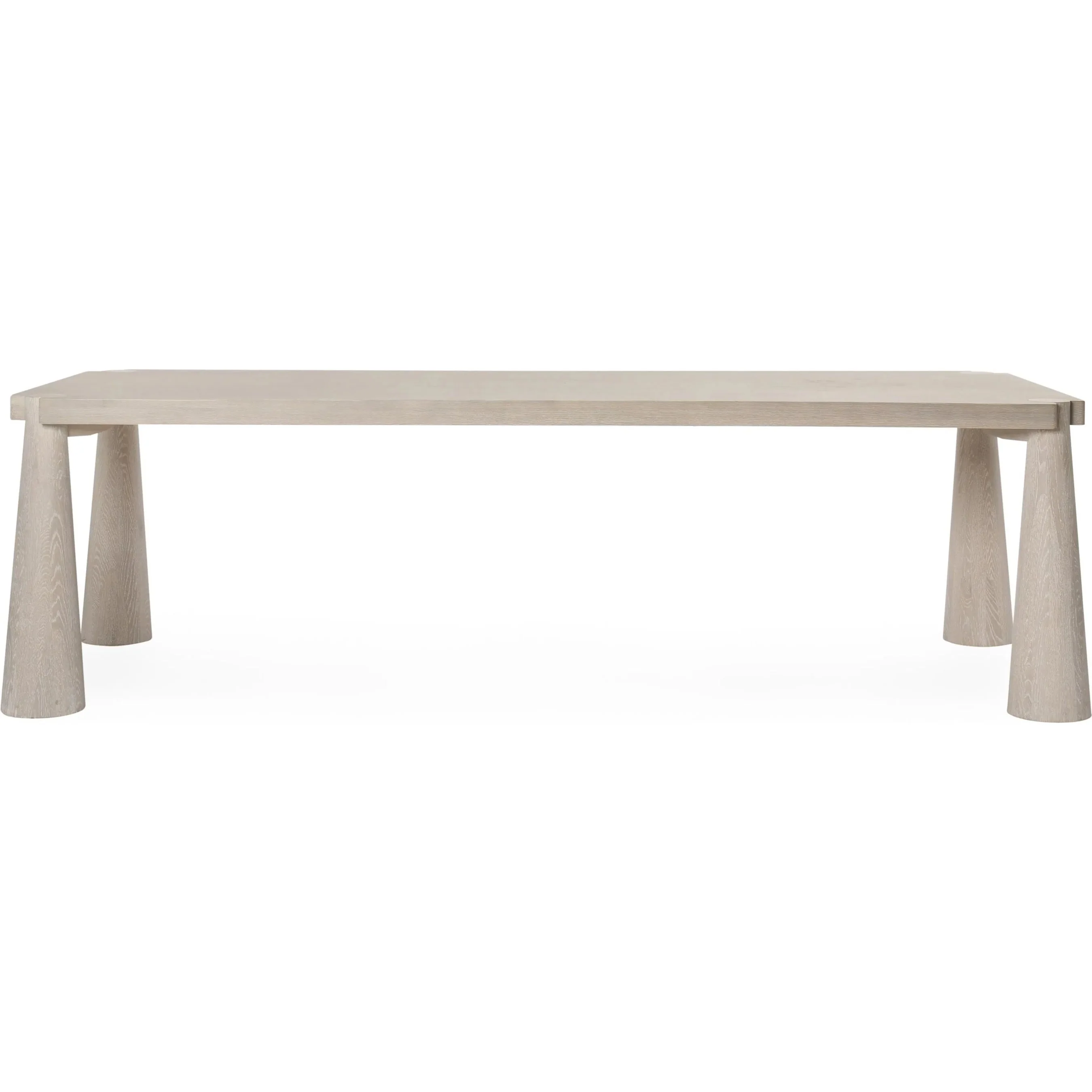Atrop 102" Oak Wood Dining Table - Image 8