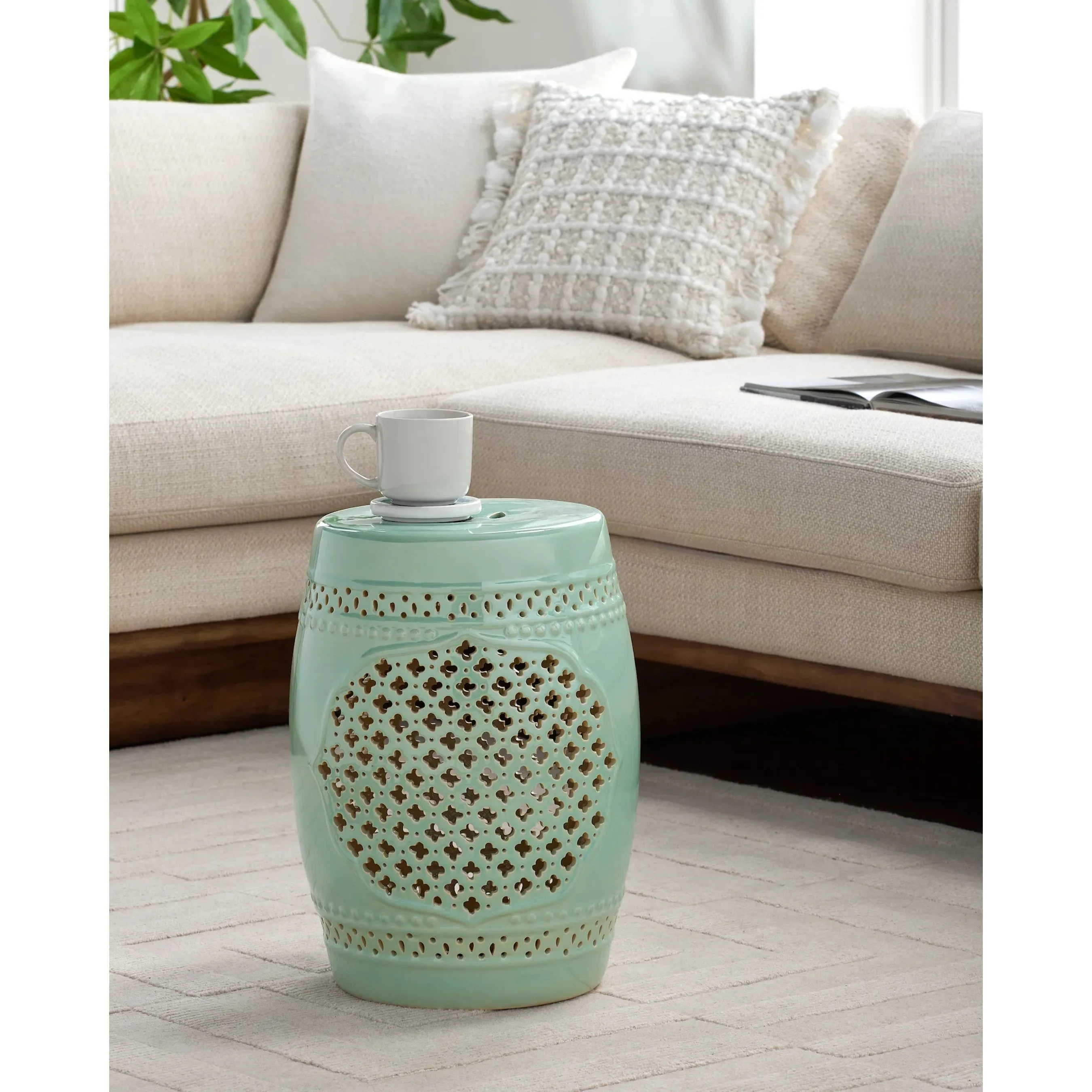 Auburndale Indoor/Outdoor Garden Stool - Image 3