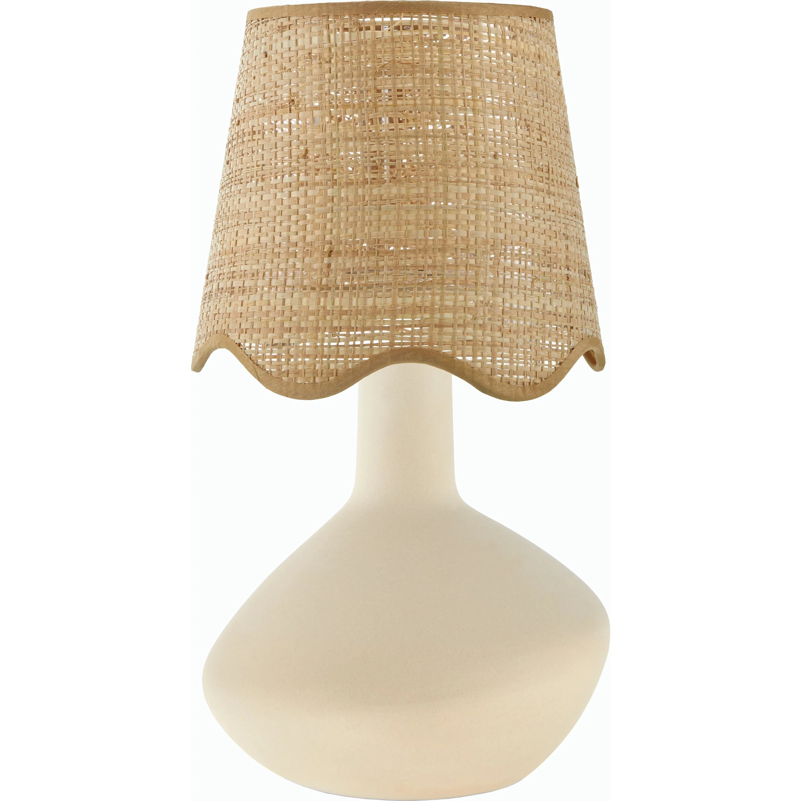 Aviara Table Lamp with Natural Rattan Shade