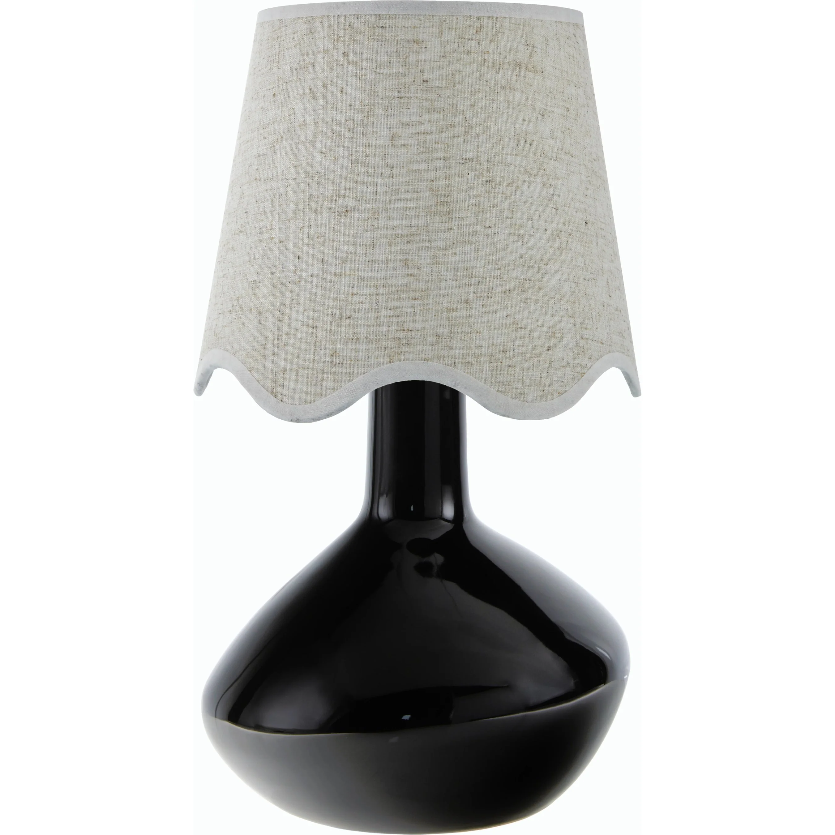Aviara Table Lamp with White Linen Shade - Image 4