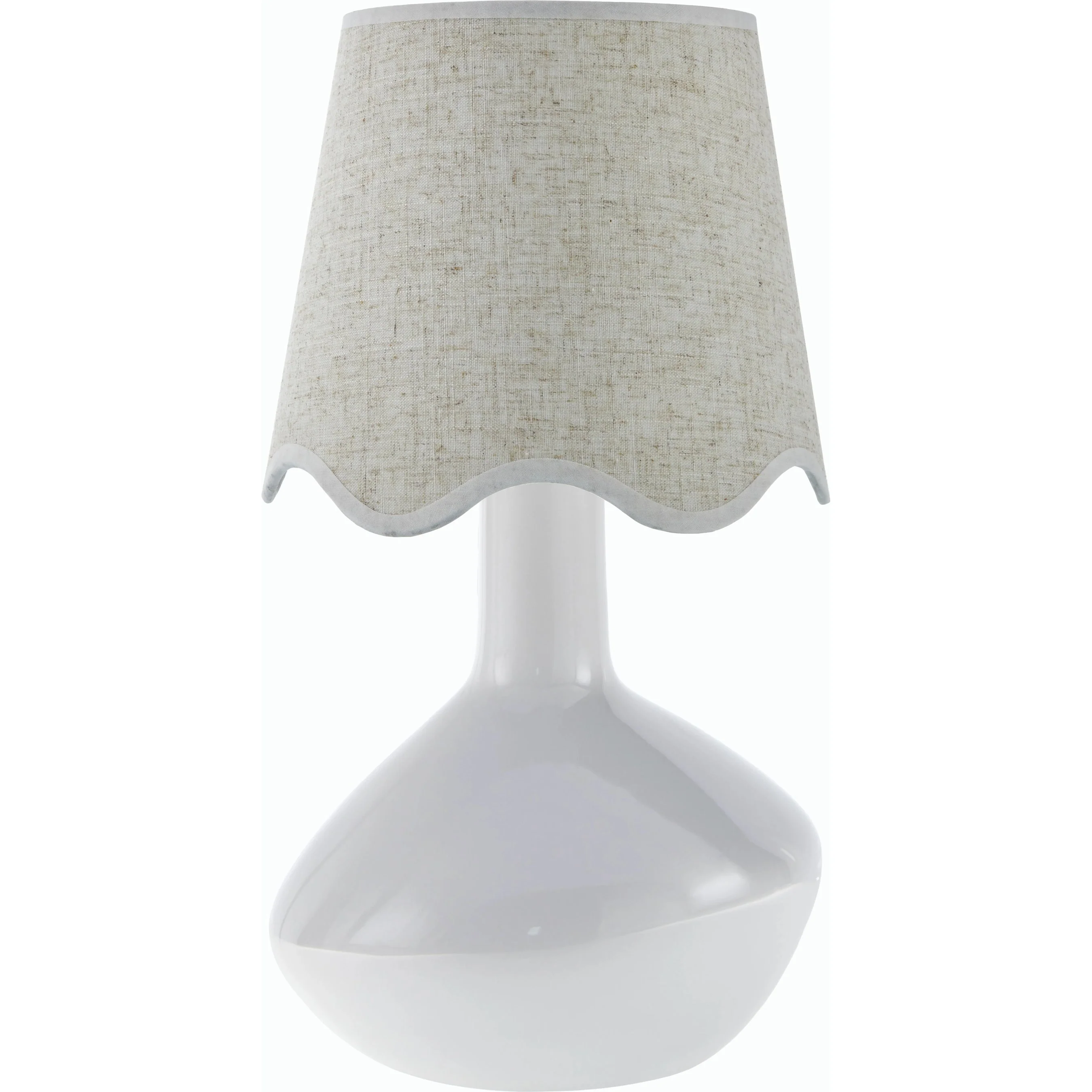 Aviara Table Lamp with White Linen Shade - Image 6