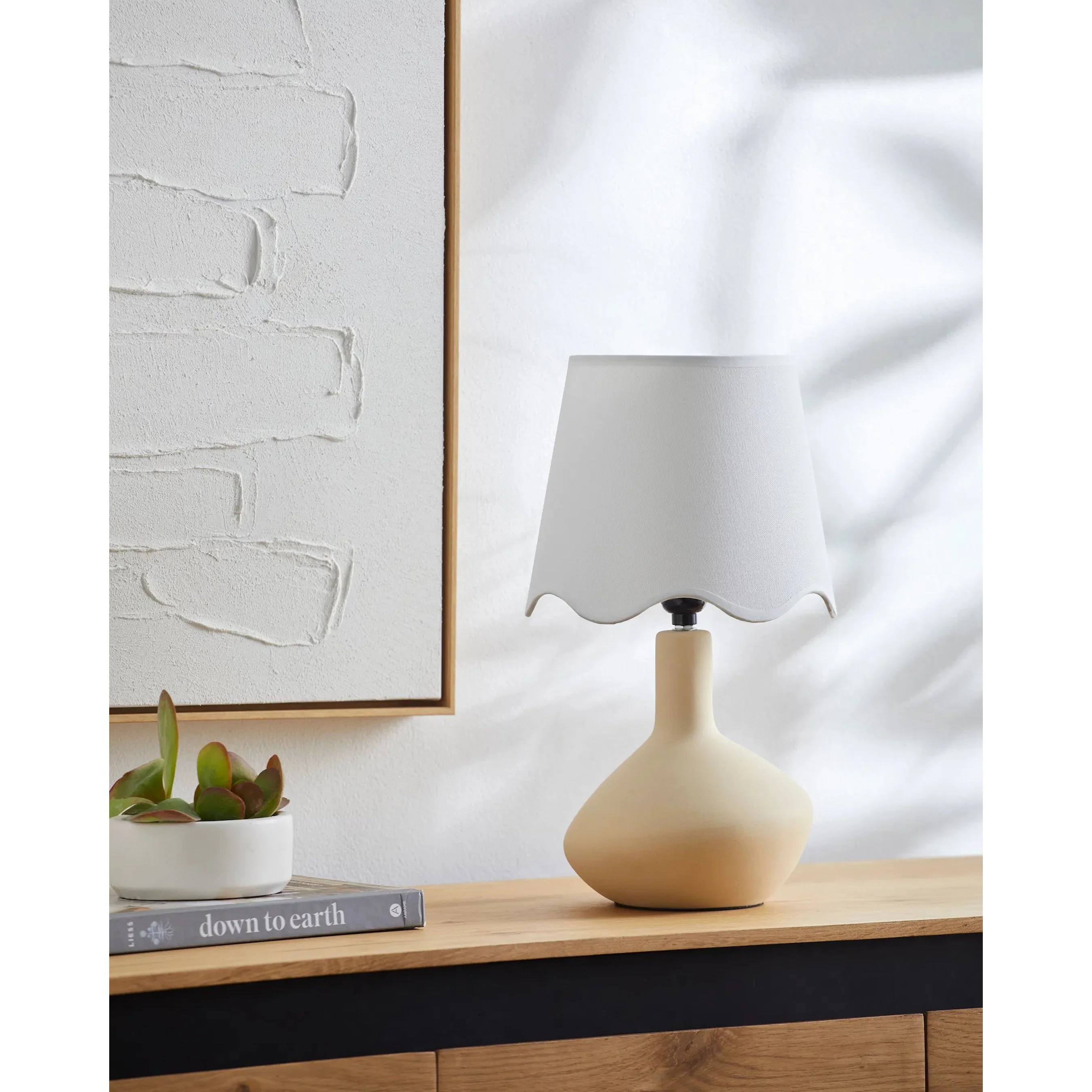 Aviara Table Lamp with White Rattan Shade - Image 15