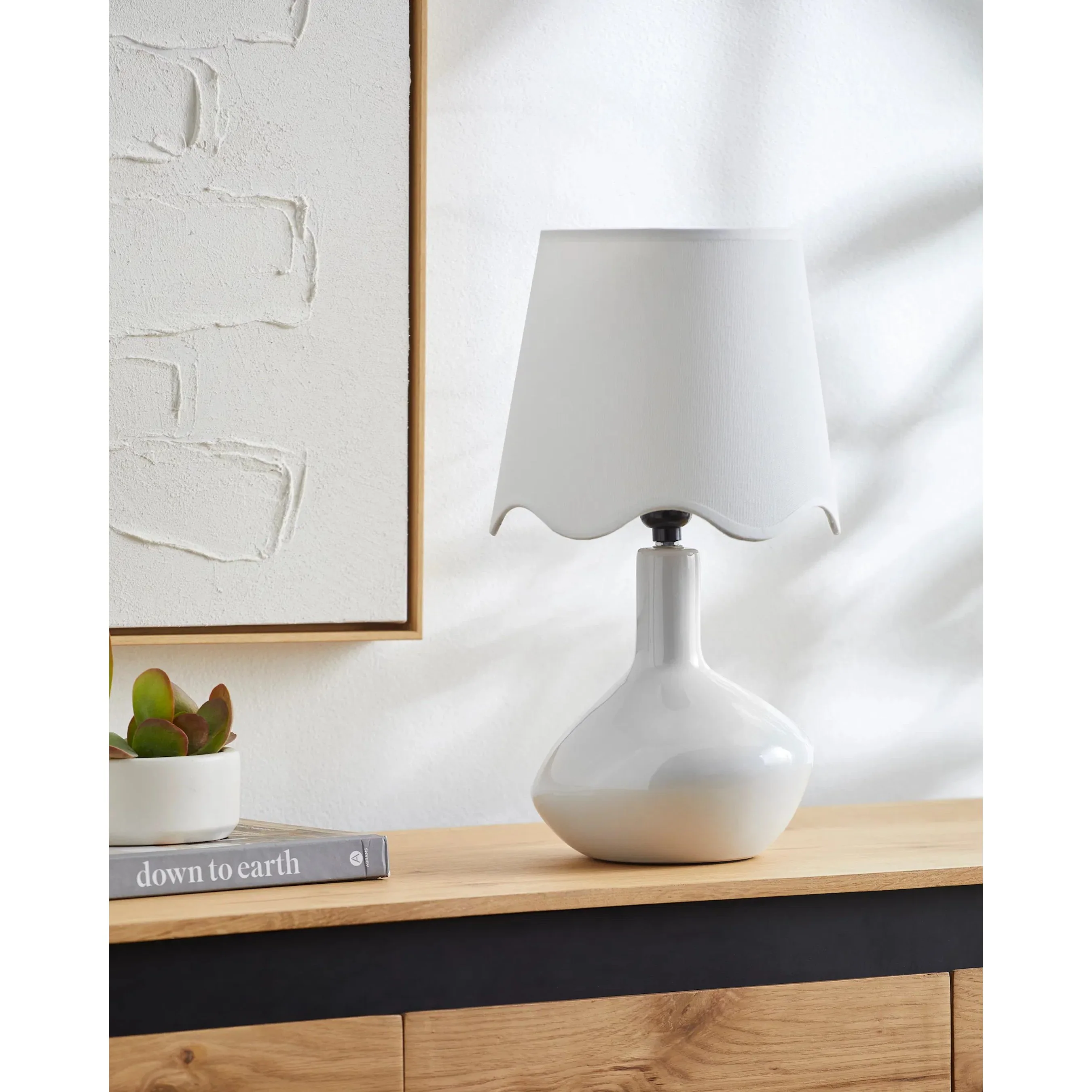 Aviara Table Lamp with White Rattan Shade - Image 19