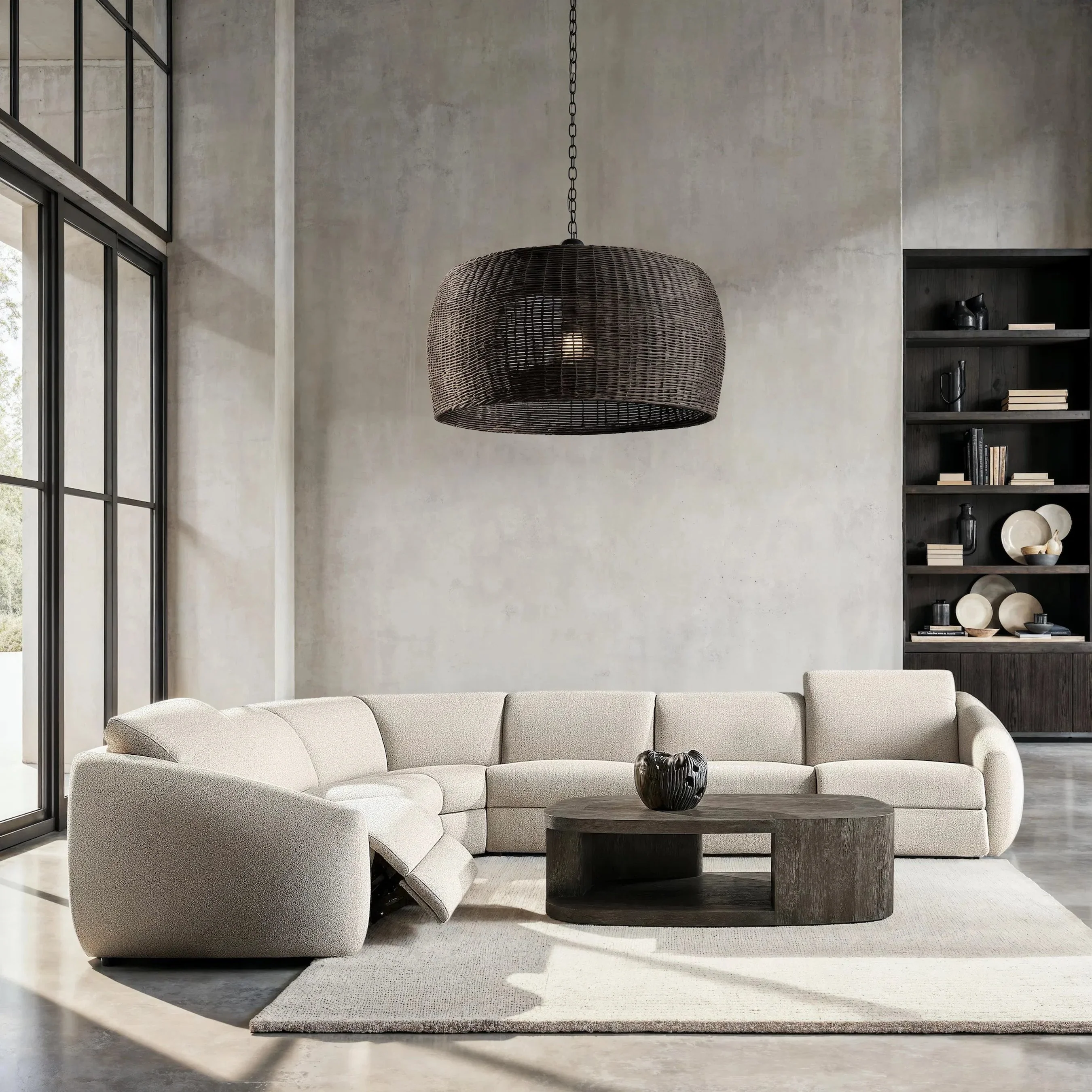 Avignon 5-PIECE Fabric Power Motion Sectional - Image 4