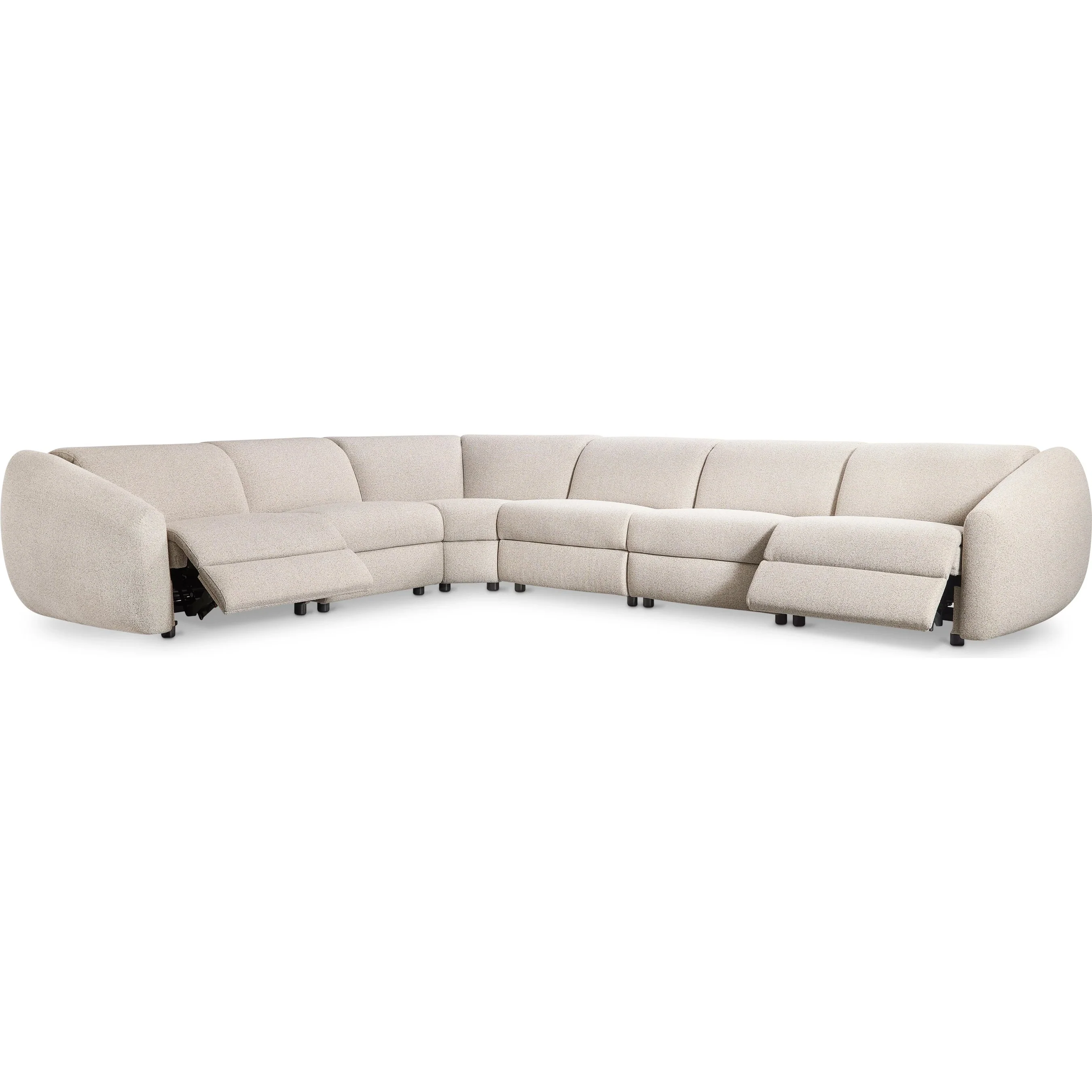 Avignon 6-PIECE Fabric Power Motion Sectional - Image 3
