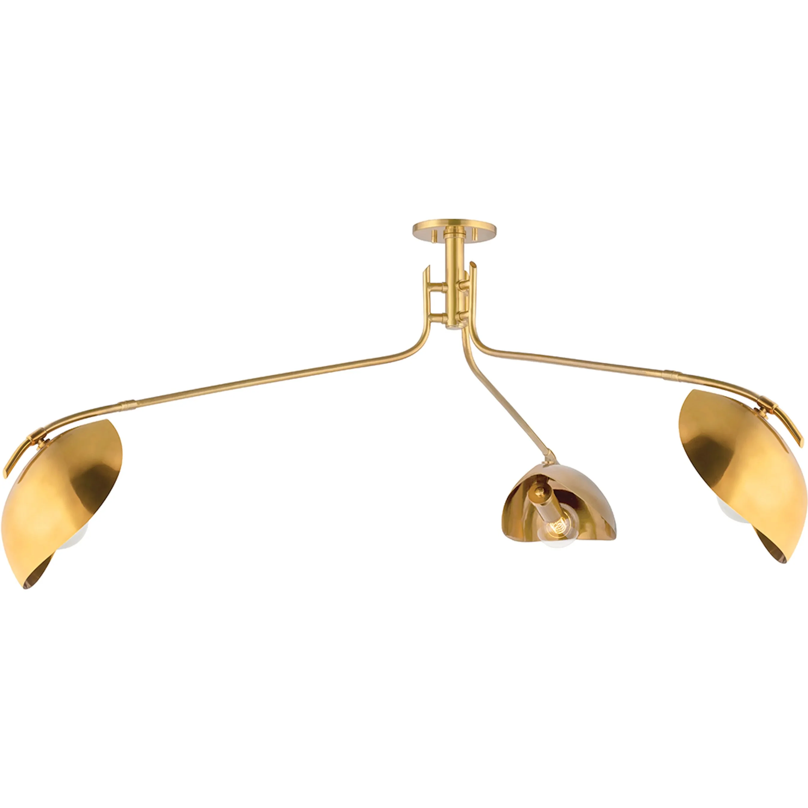 Avondale 3 Light Semi Flush