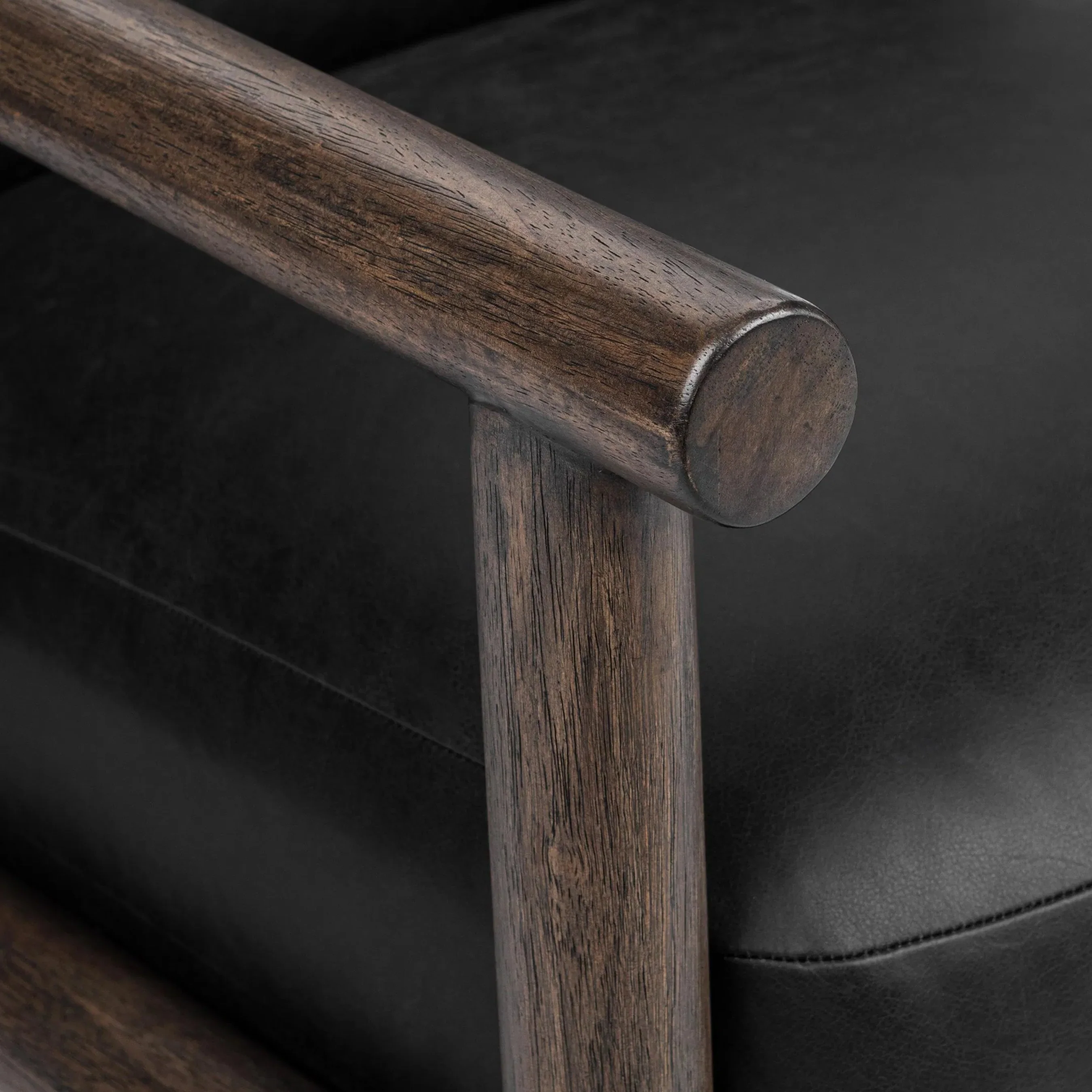 Azoria Leather Accent Chair - Image 13