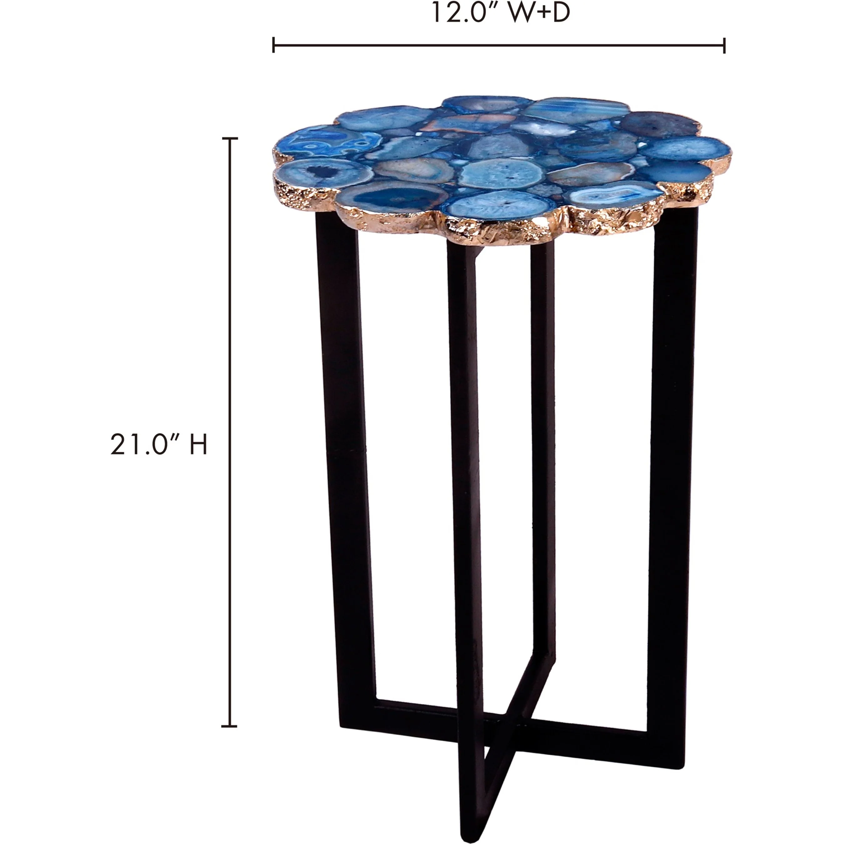 Azul Agate Accent Table - Image 4