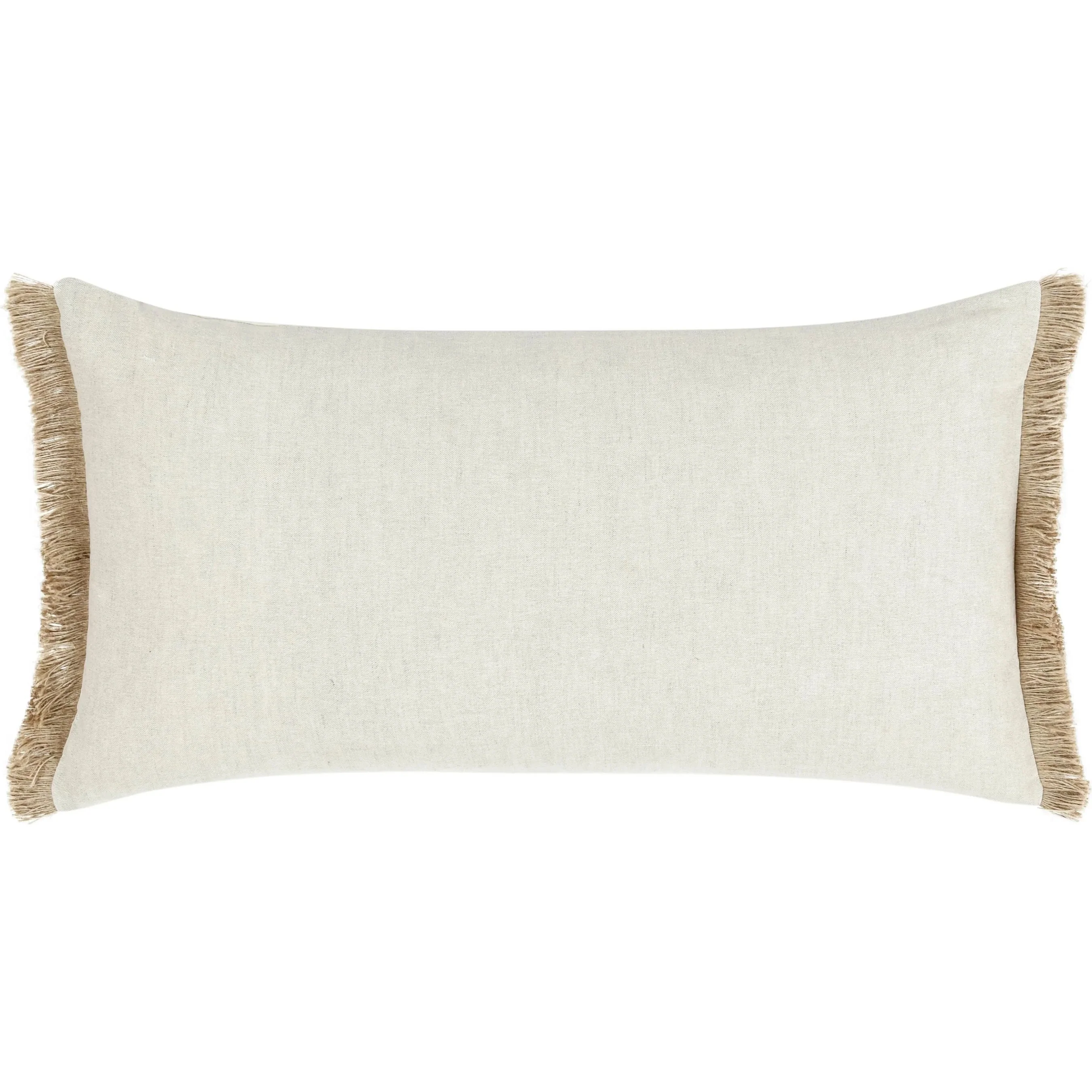 Baia Embroidered Belgian Linen Throw Pillow - Image 10