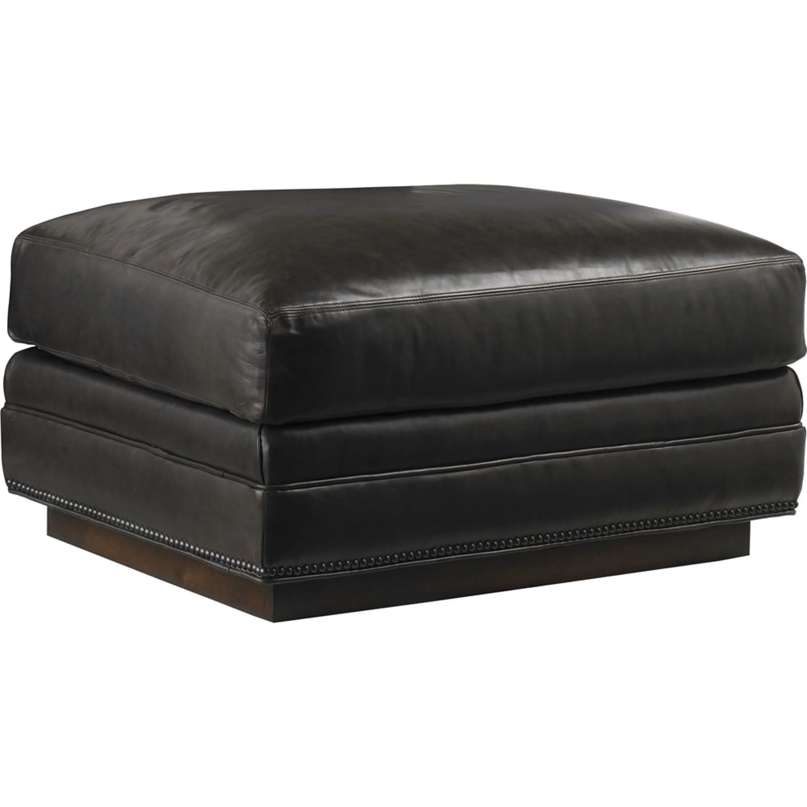 Balance Leather Ottoman