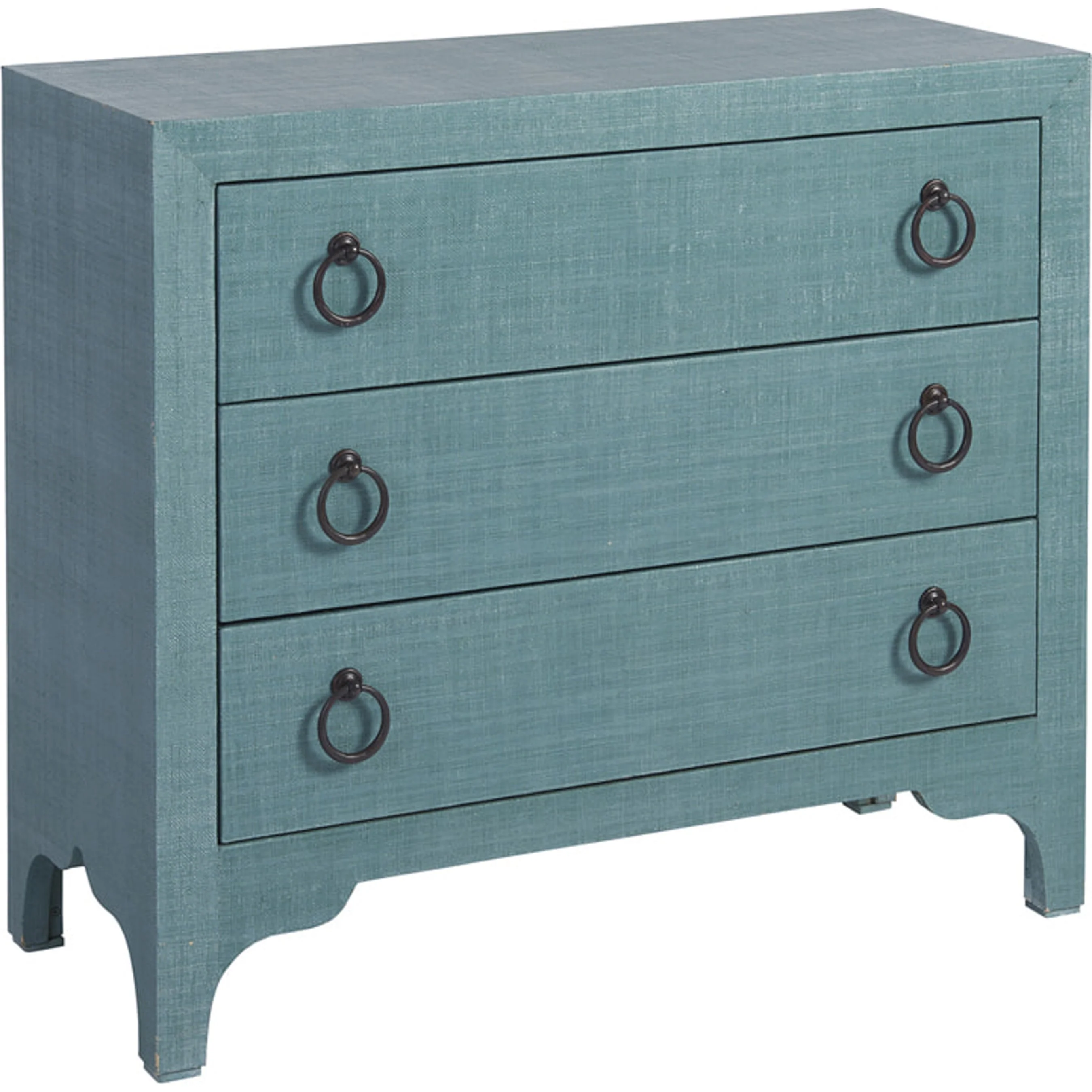 Balboa Island Raffia Hall Chest - Image 3