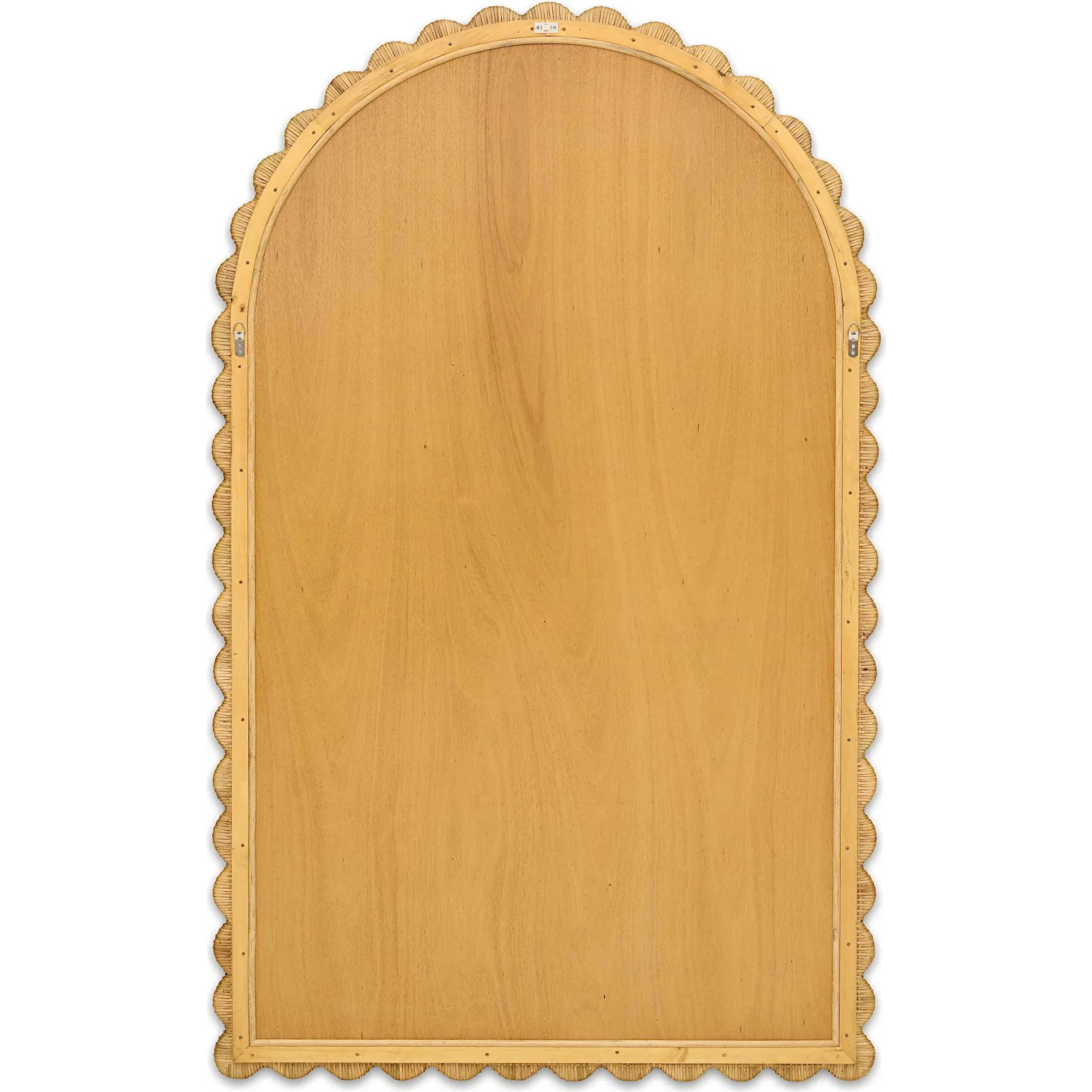 Bama Jumbo Rattan Arched Wall Mirror - Image 2