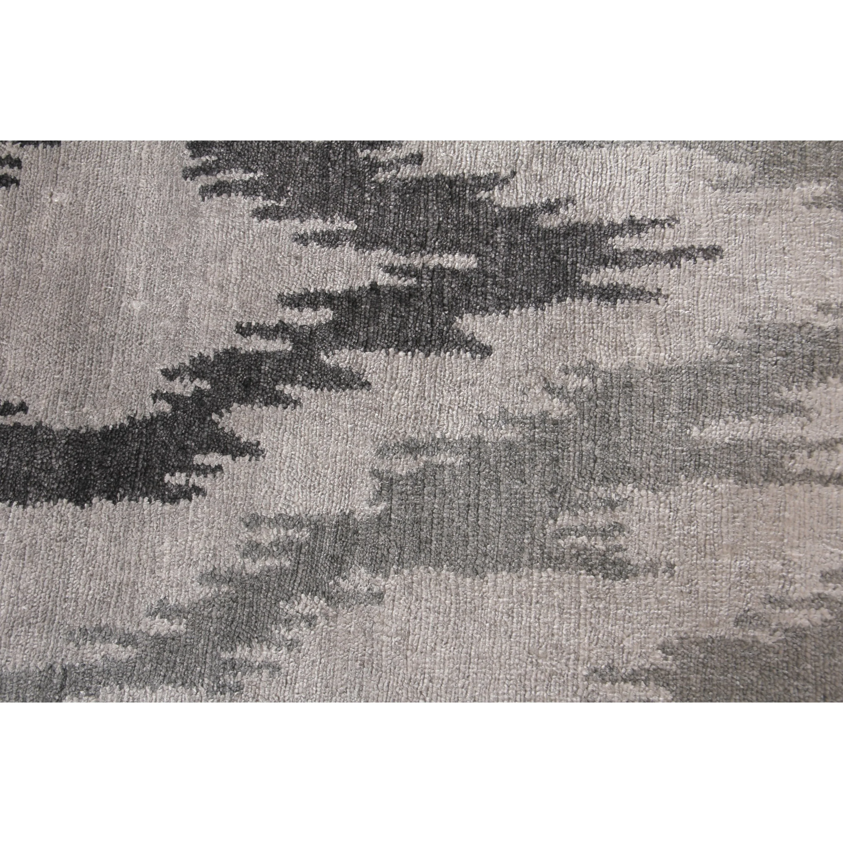 Bamboo Geometric Silk Rug - Image 5