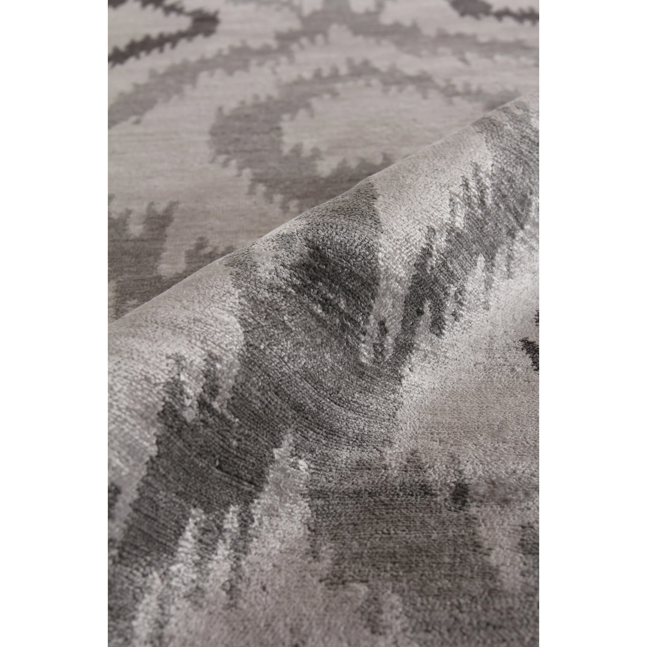 Bamboo Geometric Silk Rug - Image 9