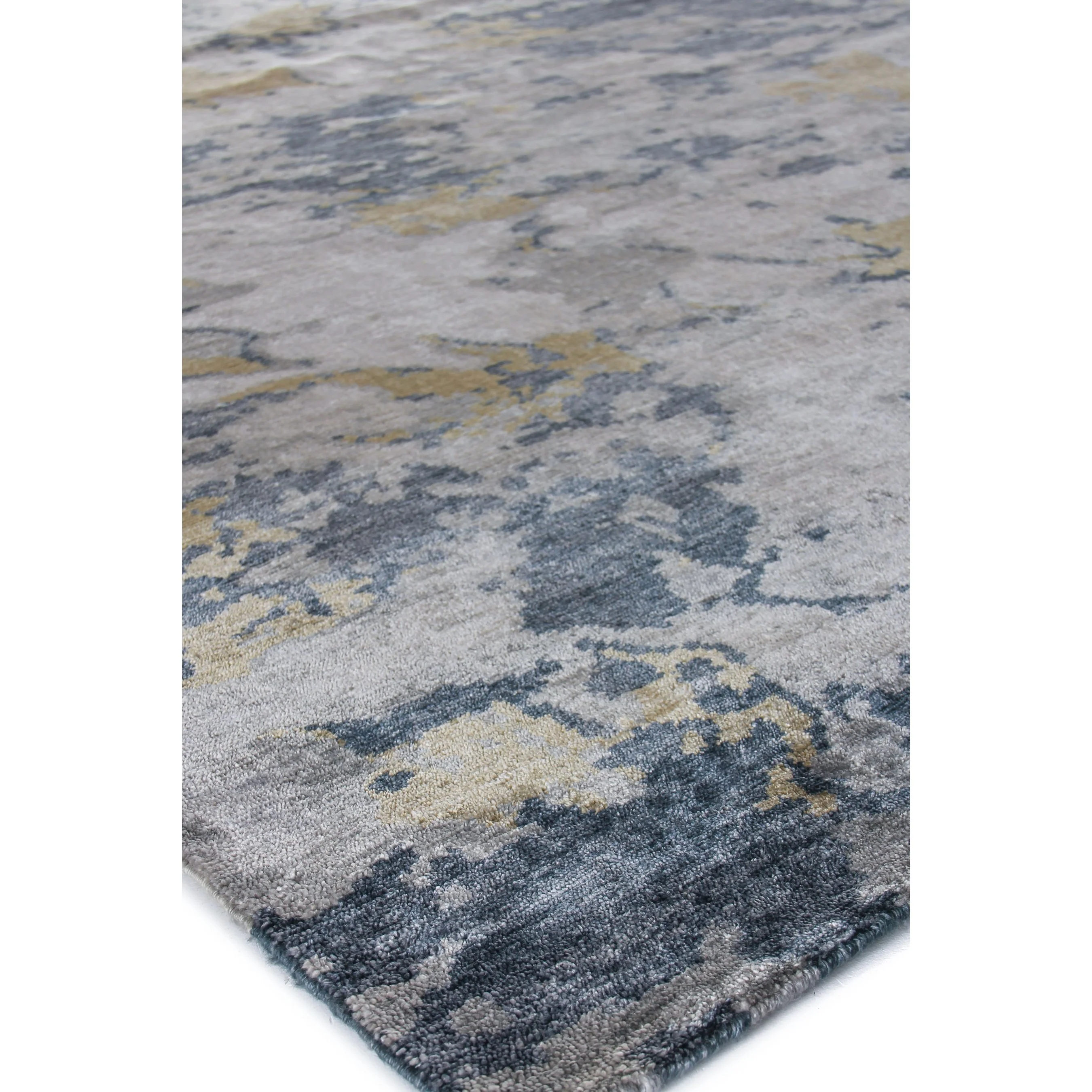 Bamboo Pattern Silk Rug - Image 2