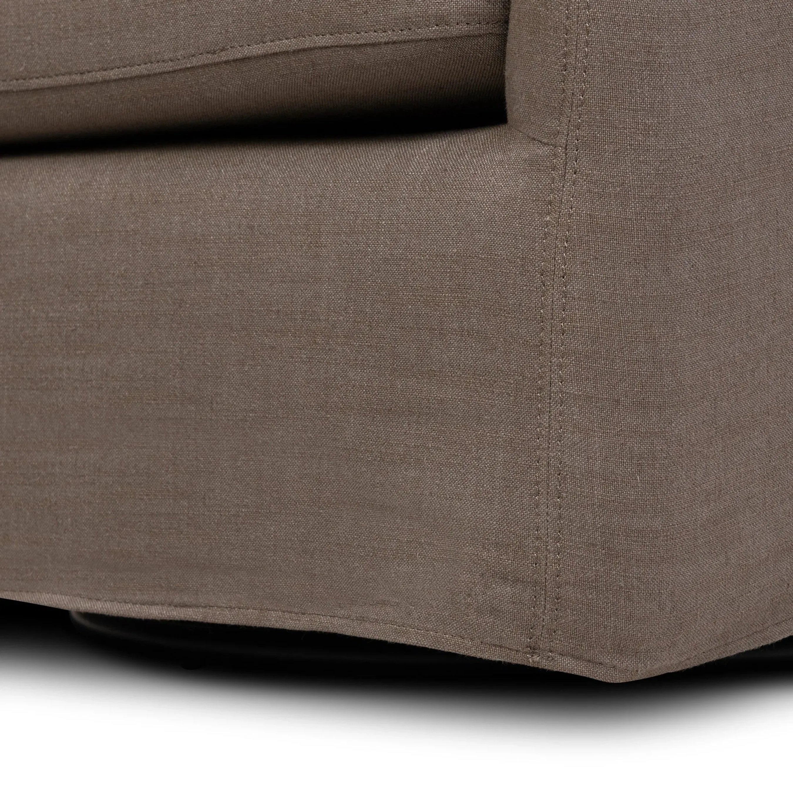 Banks Slipcover Swivel Chair - Image 11