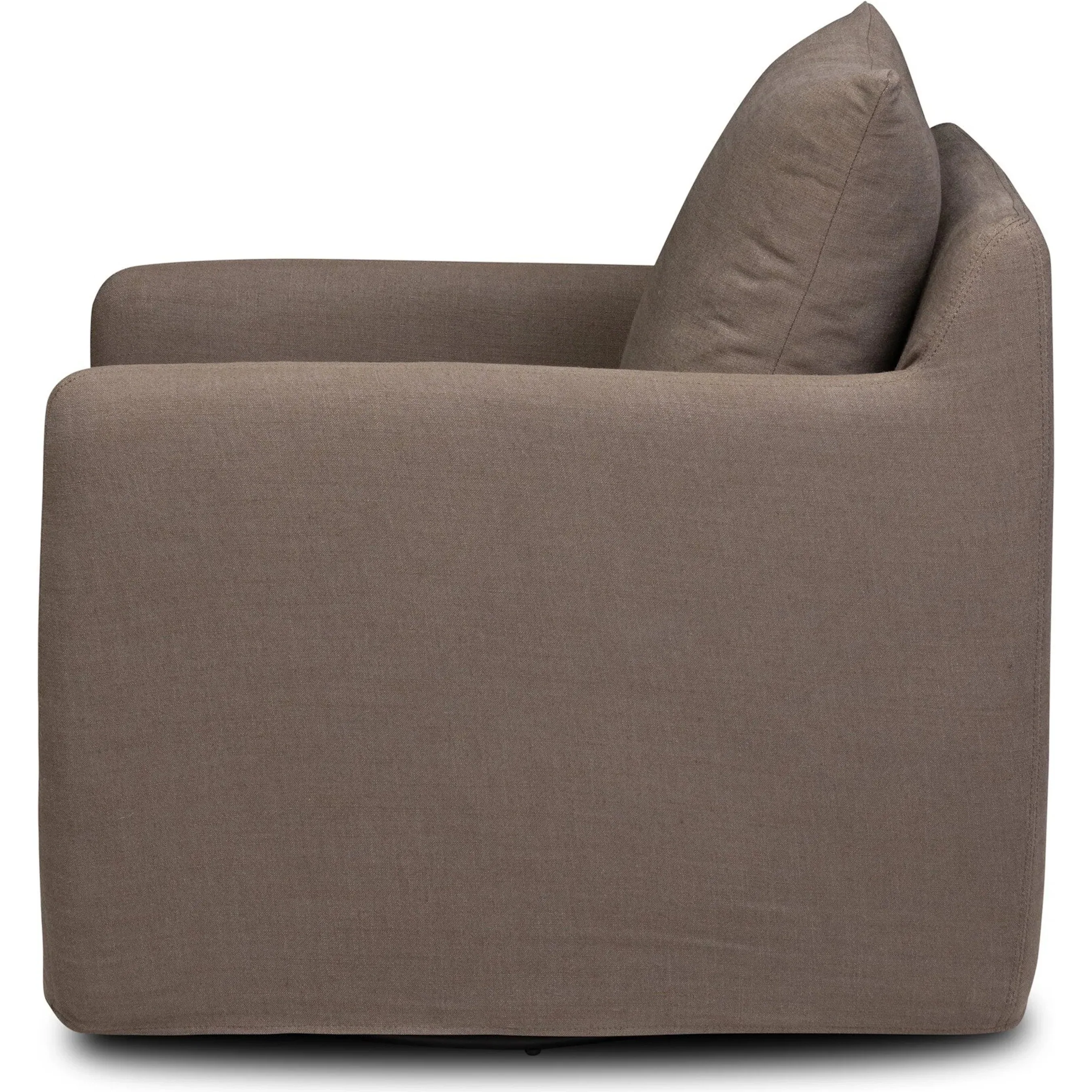 Banks Slipcover Swivel Chair - Image 3