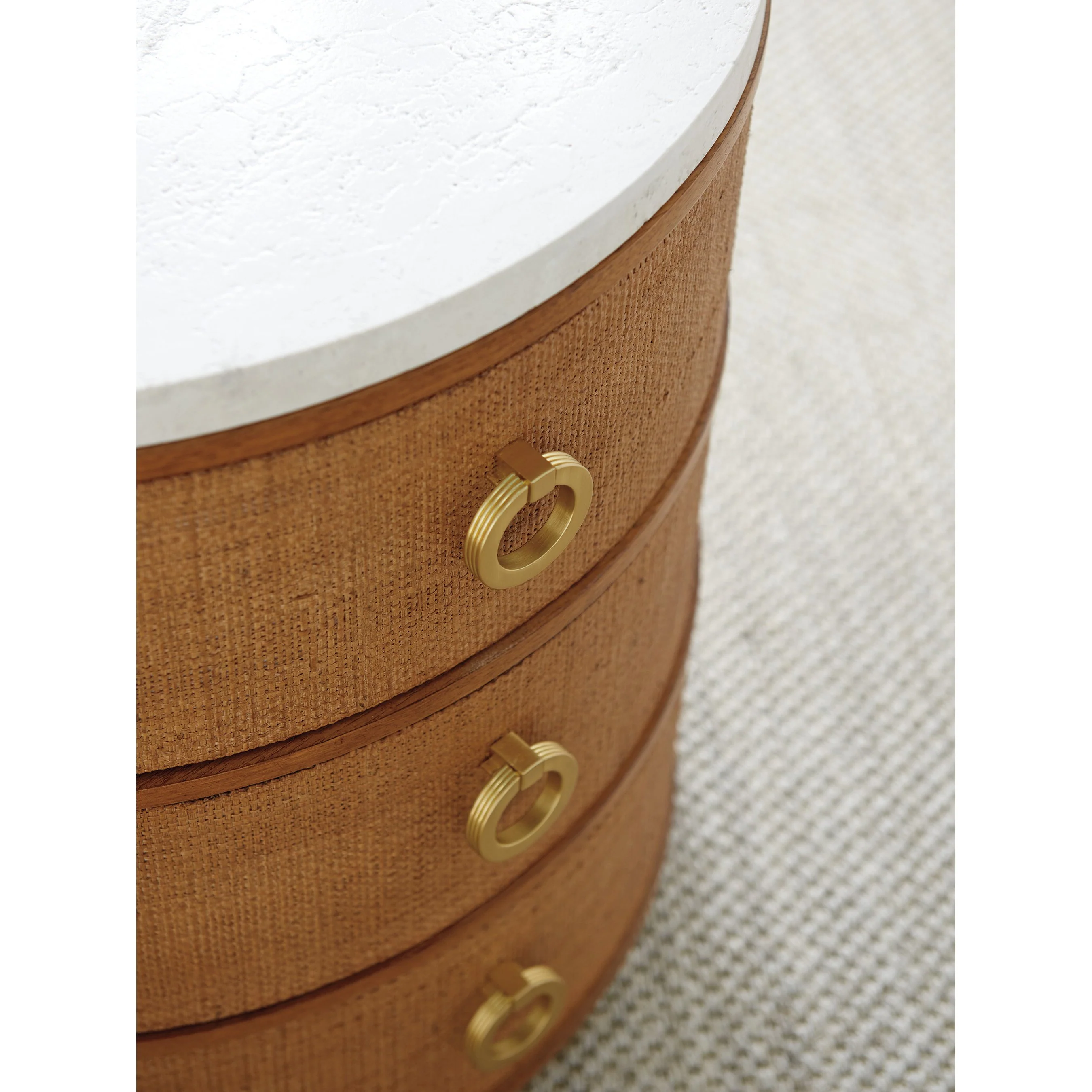 Banning Raffia Lamp Table - Image 3
