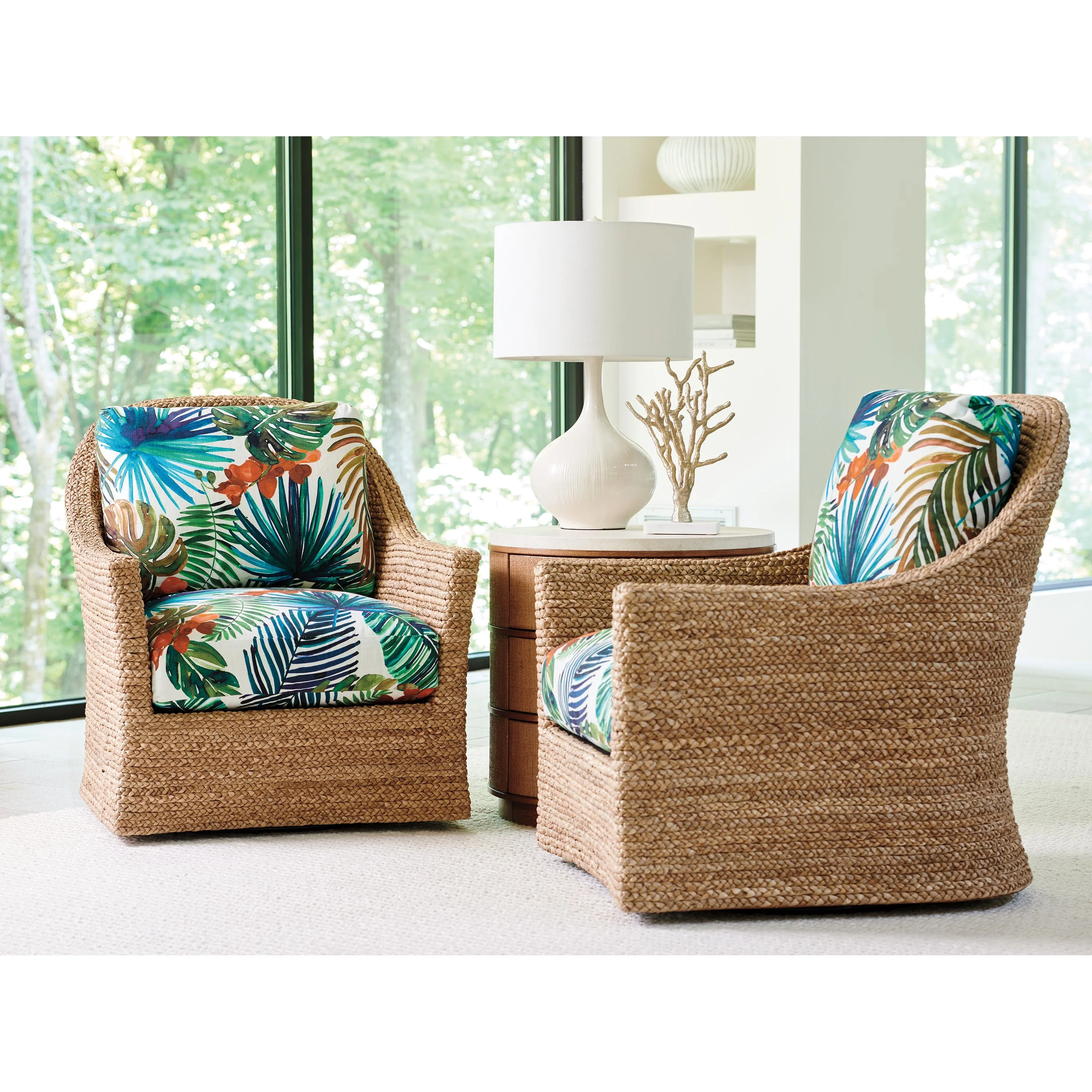 Banning Raffia Lamp Table - Image 8