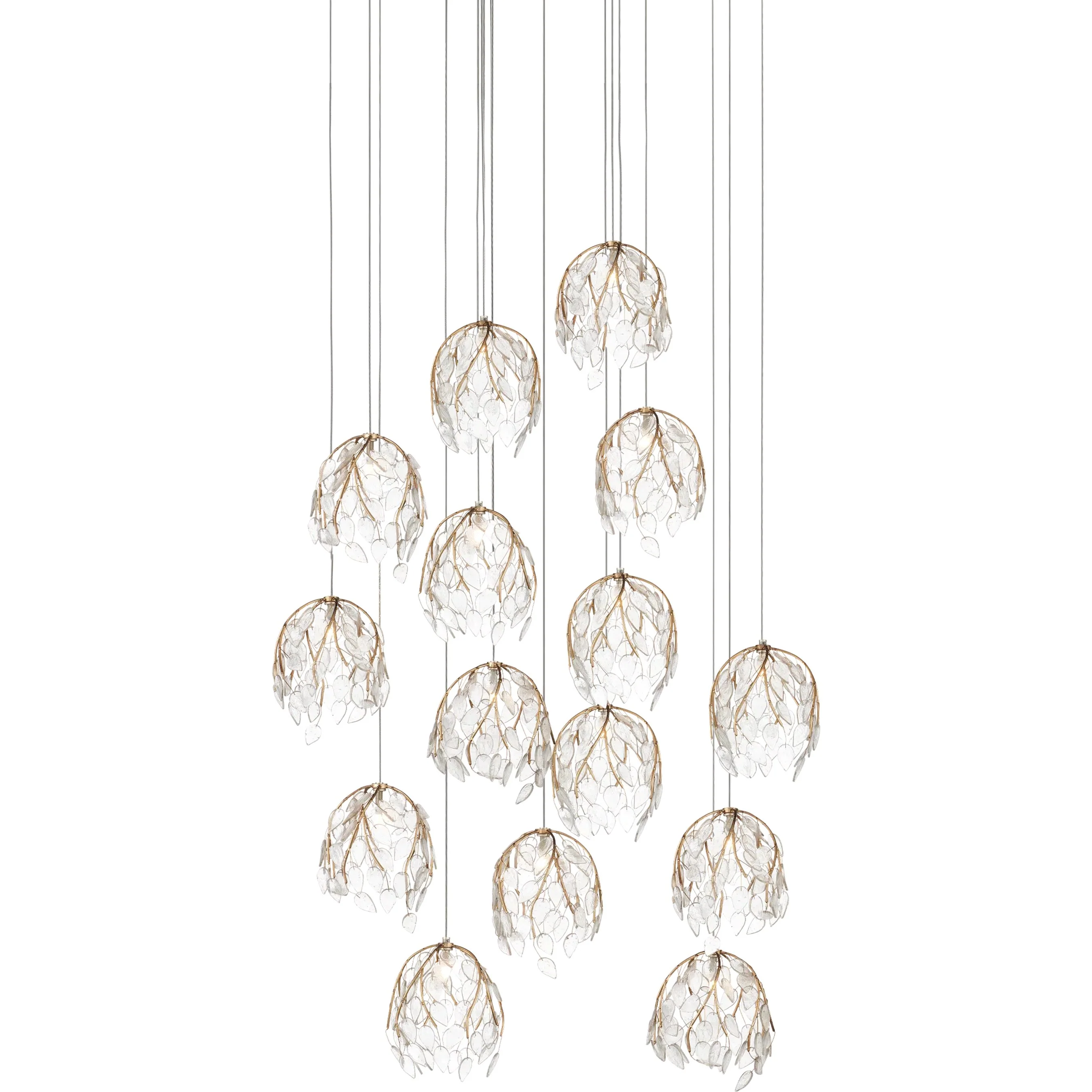 Banyan 15-Light Multi-Drop Pendant