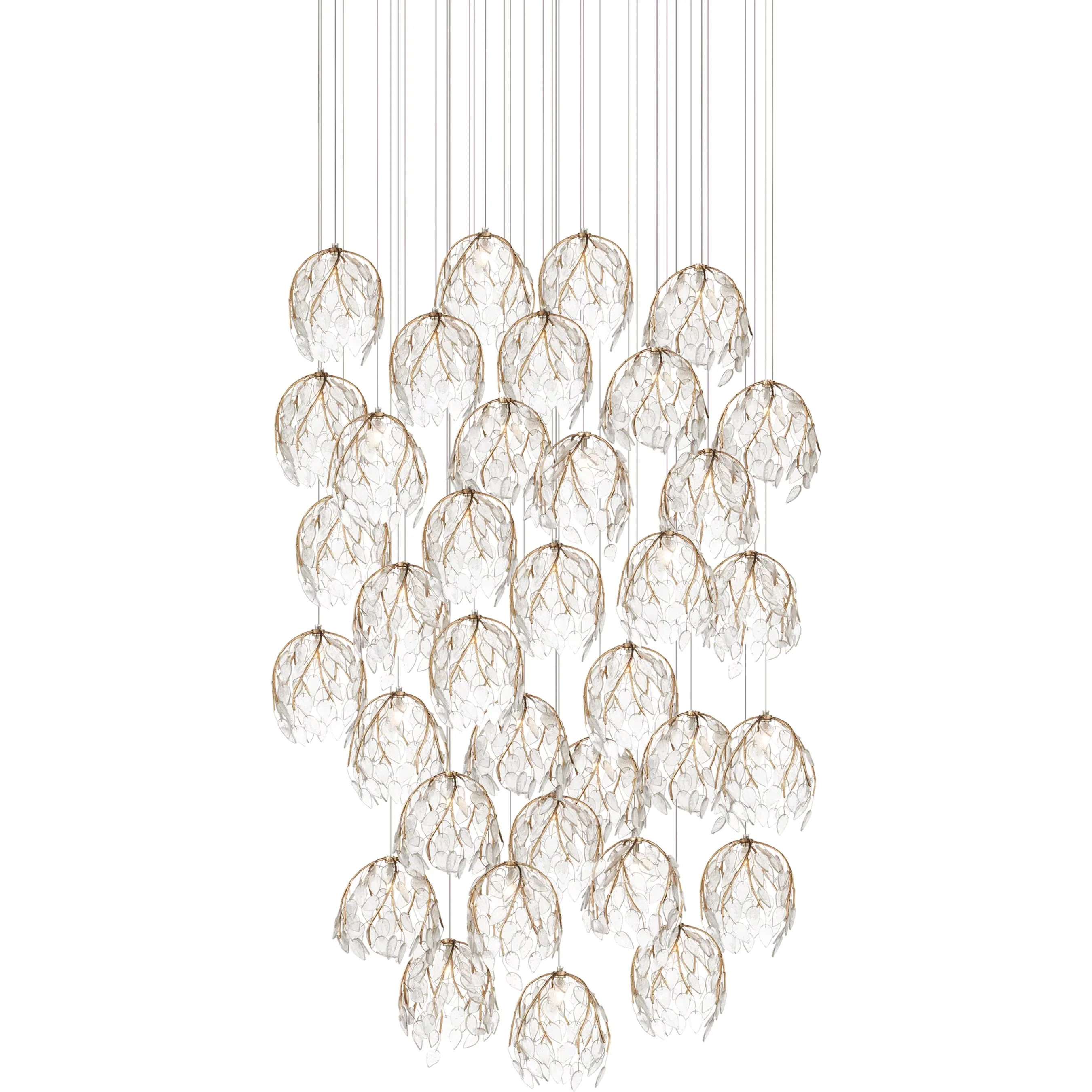 Banyan 36-Light Multi-Drop Pendant