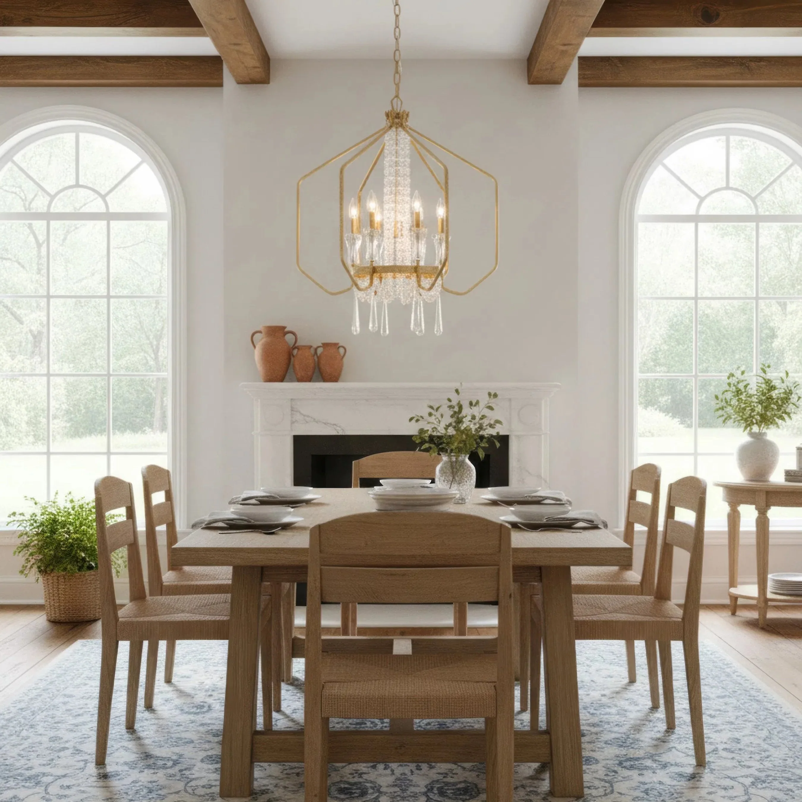Barcelona 6+1 Light Pendant - Image 3