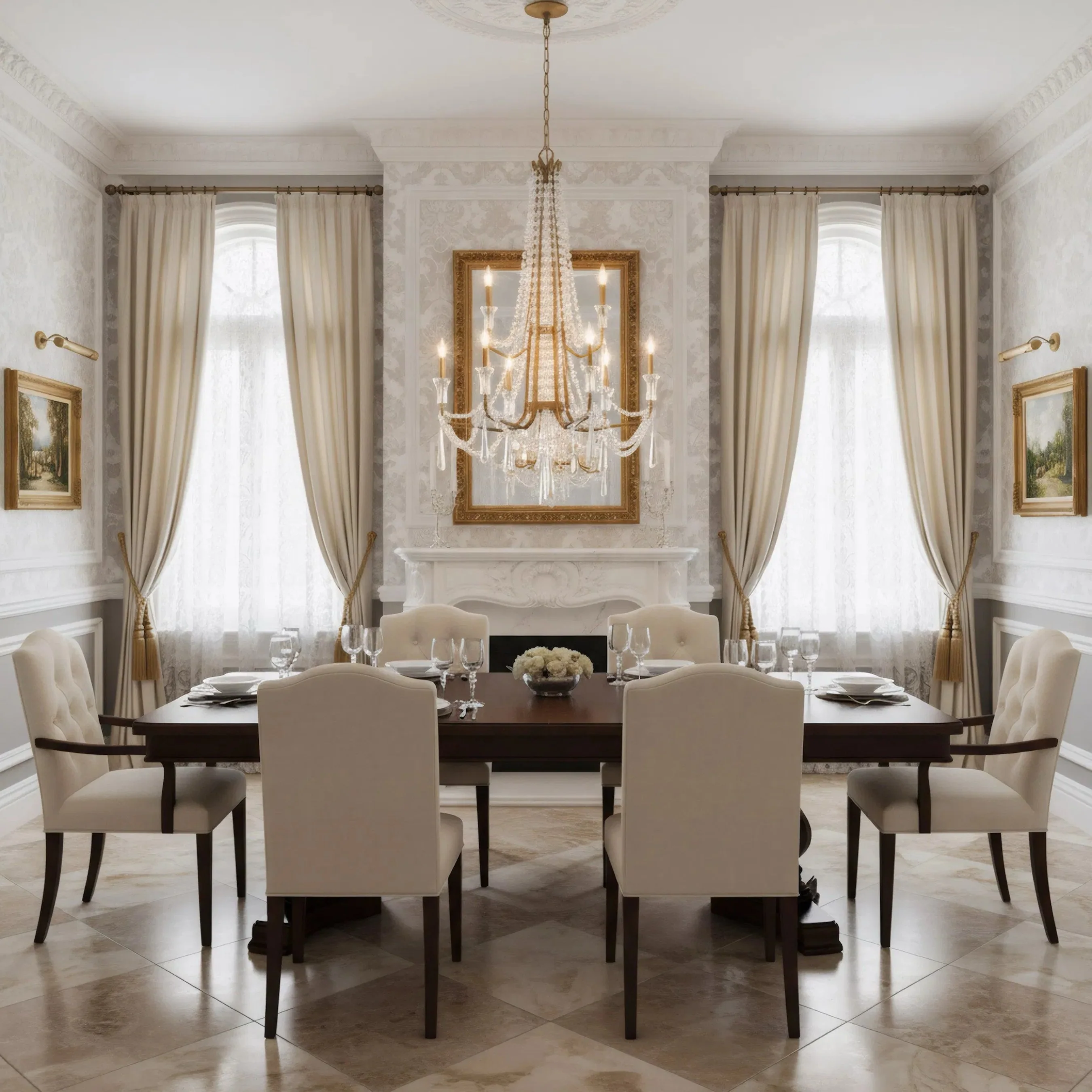 Barcelona 9 Light 2-TIER Chandelier - Image 3
